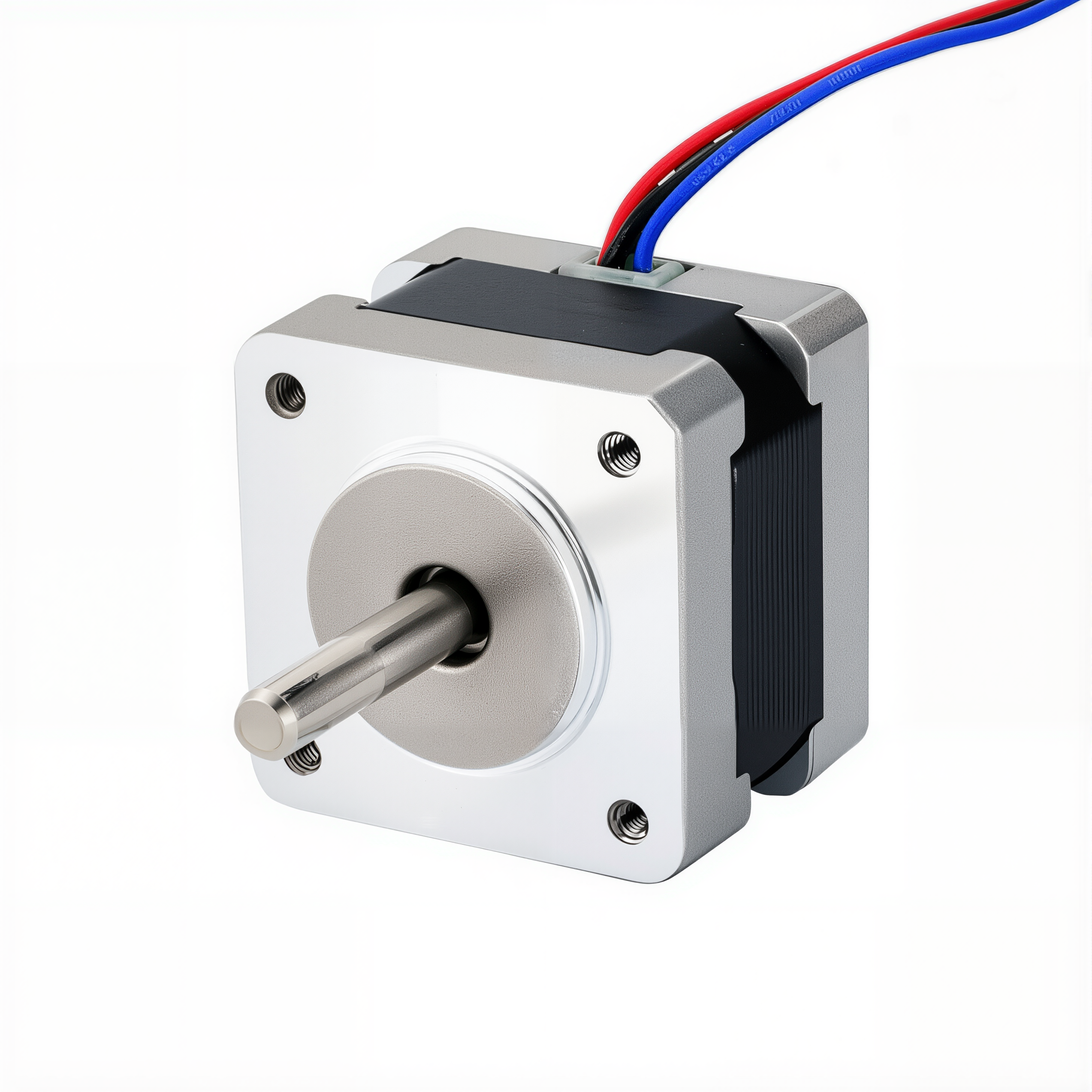 14 Single Shaft Bipolar Stepper Motor,1.8°Step,5N·cm Torque,0.4A Current,20mm Body,4_Wire