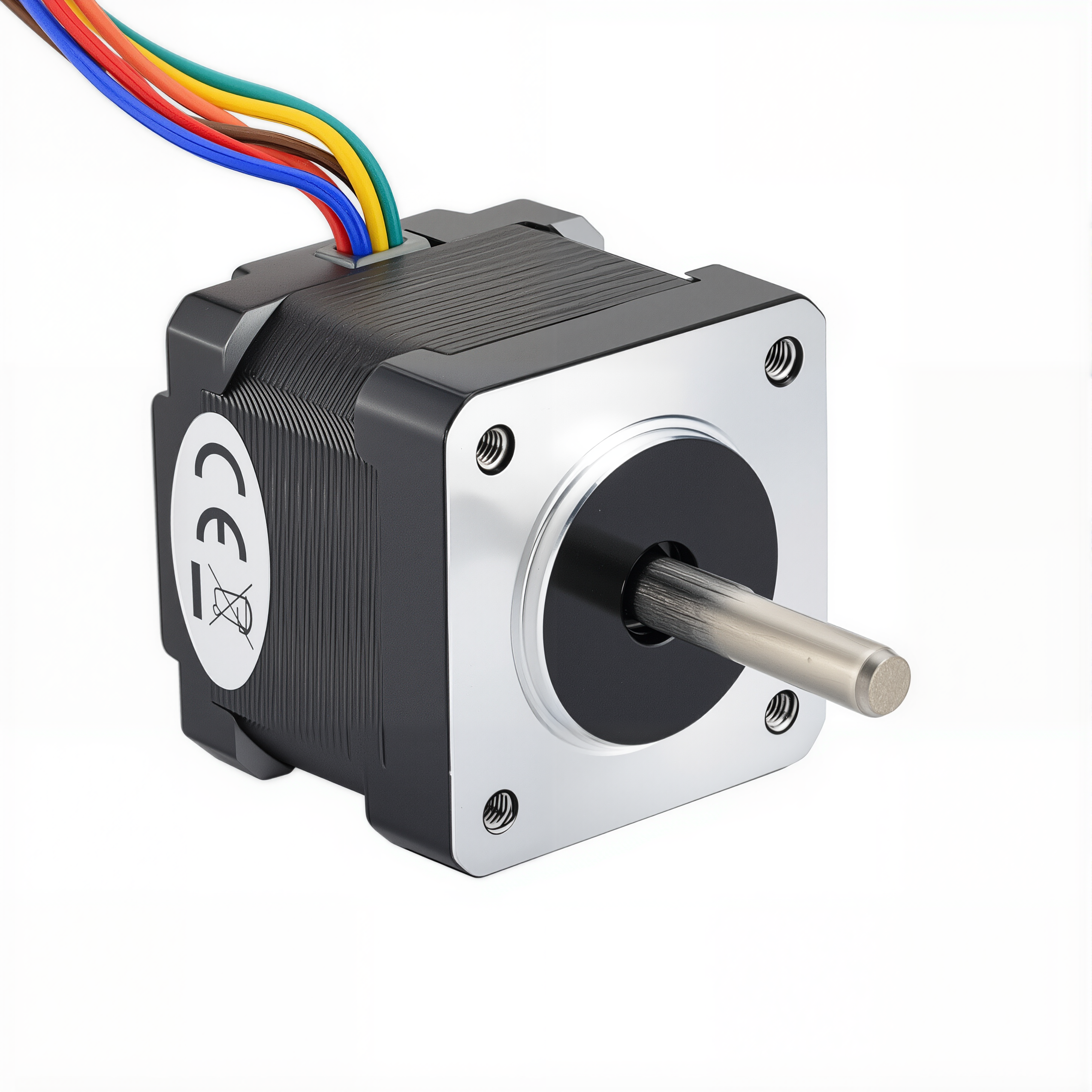 14 Single Shaft Unipolar Stepper Motor,1.8°Step,10N·cm Torque,0.4A Current,34mm Body,6_Wire