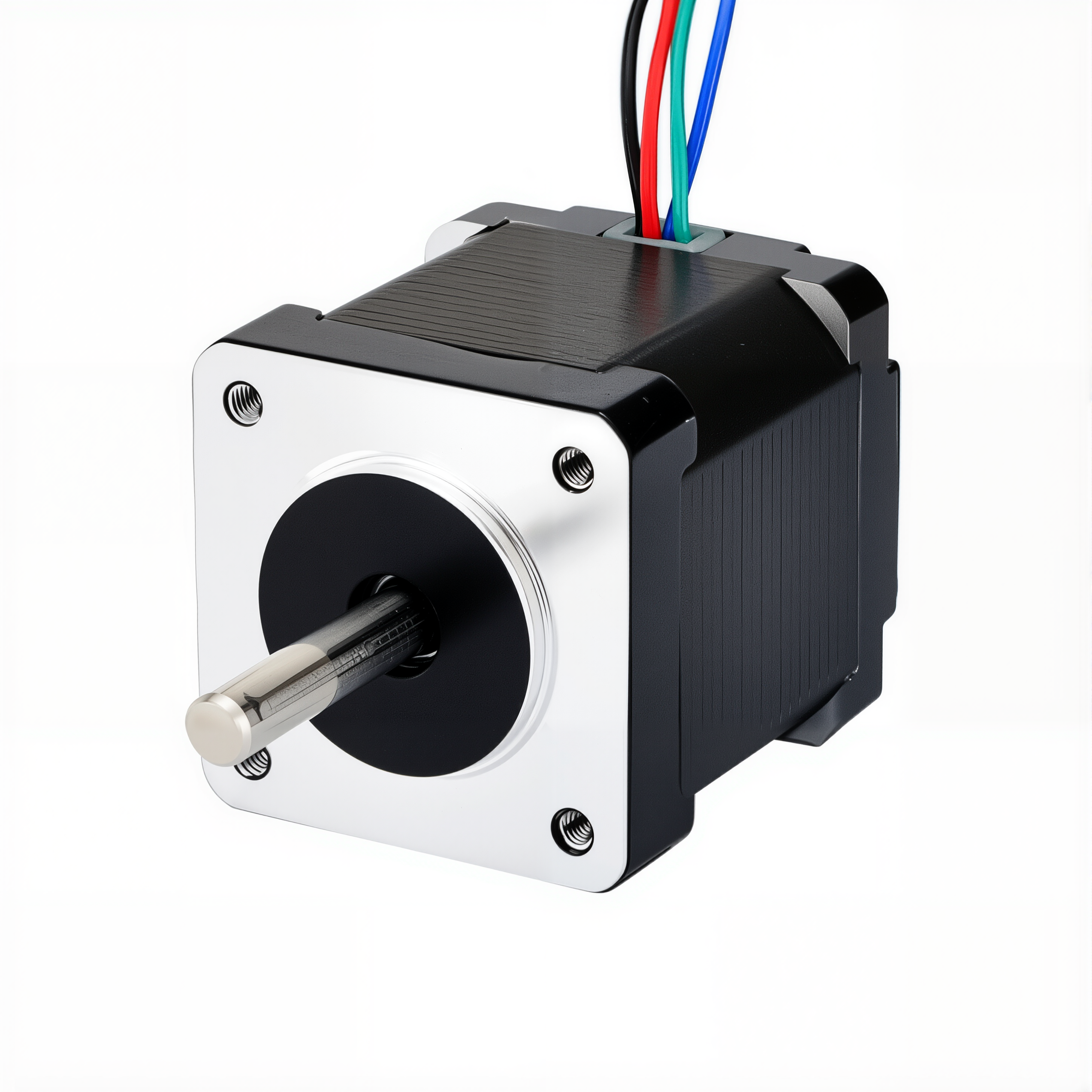 14 Single Shaft Bipolar Stepper Motor,1.8°Step,23N·cm Torque,0.5A Current,42mm Body,4_Wire