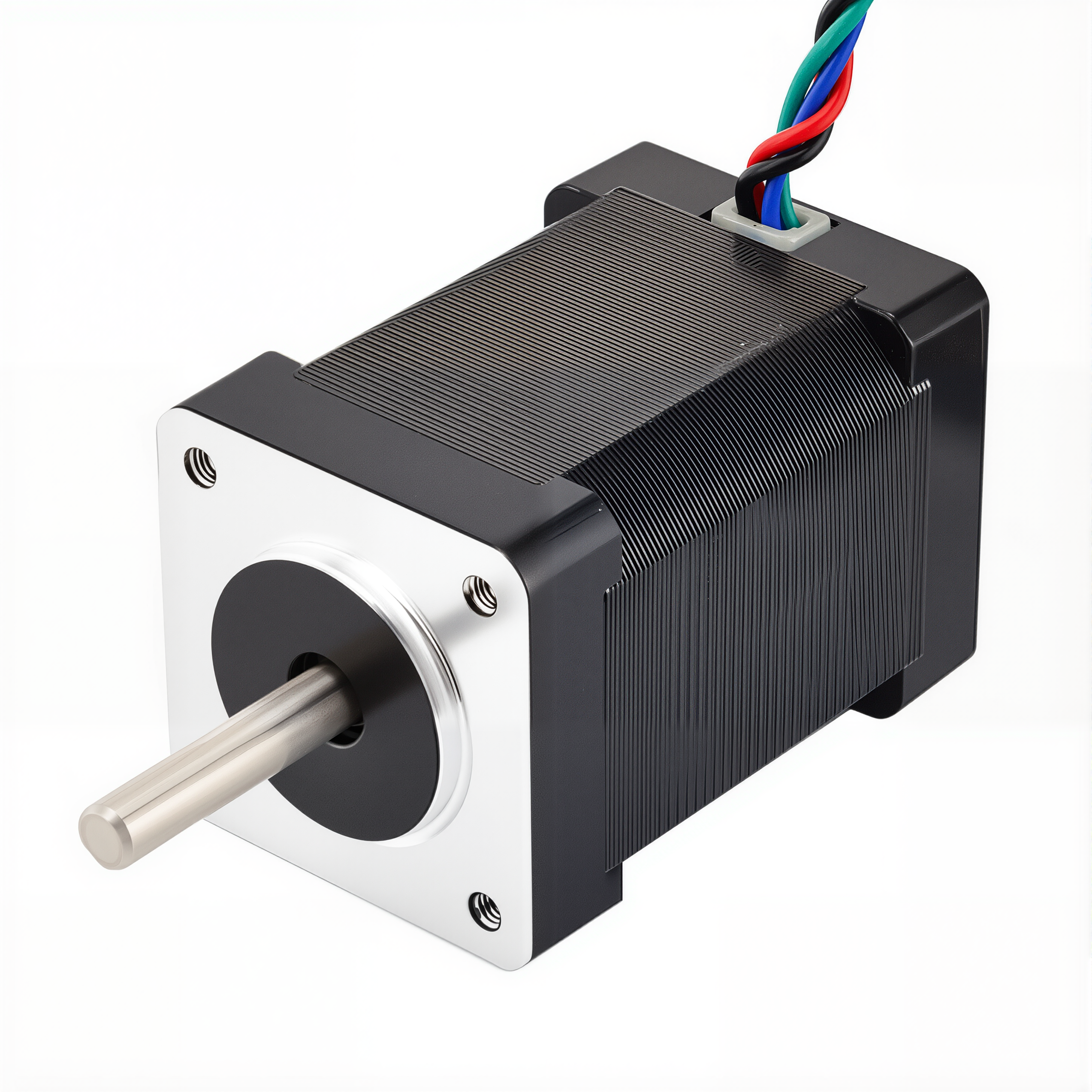 14 Single Shaft Bipolar Stepper Motor,1.8°Step,30N·cm Torque,0.8A Current,45mm Body,4_Wire