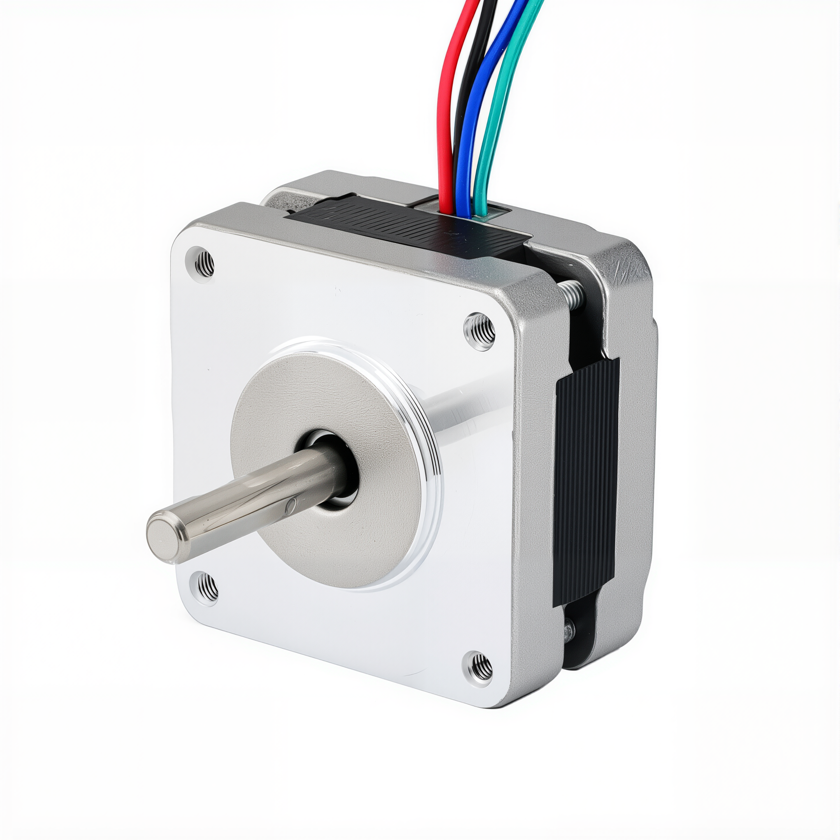16 Single Shaft Bipolar Stepper Motor,0.9°Step,11N·cm Torque,1.2A Current,22mm Body,4_Wire