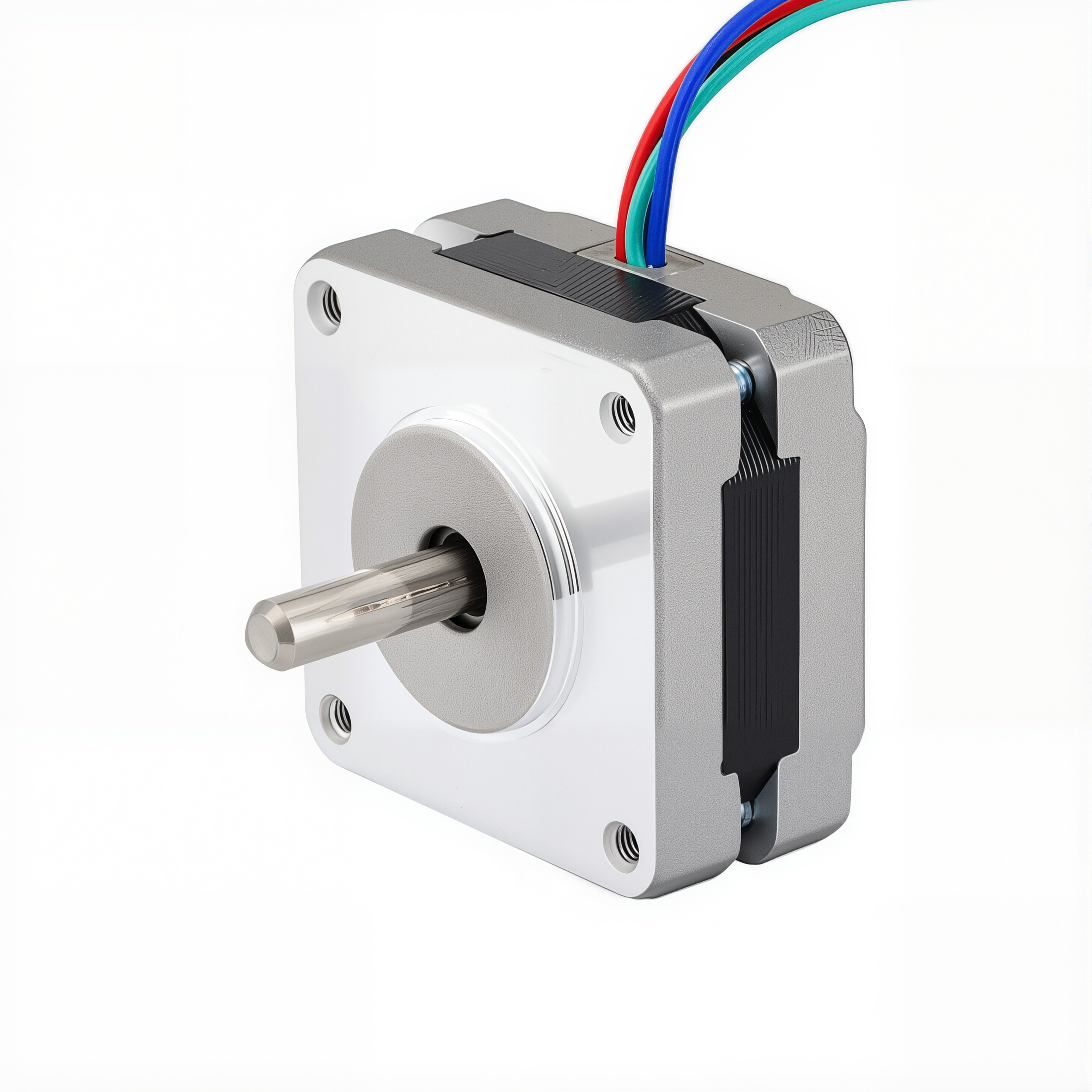 16 Single Shaft Bipolar Stepper Motor,1.8°Step,8.7N·cm Torque,0.6A Current,20mm Body,4_Wire