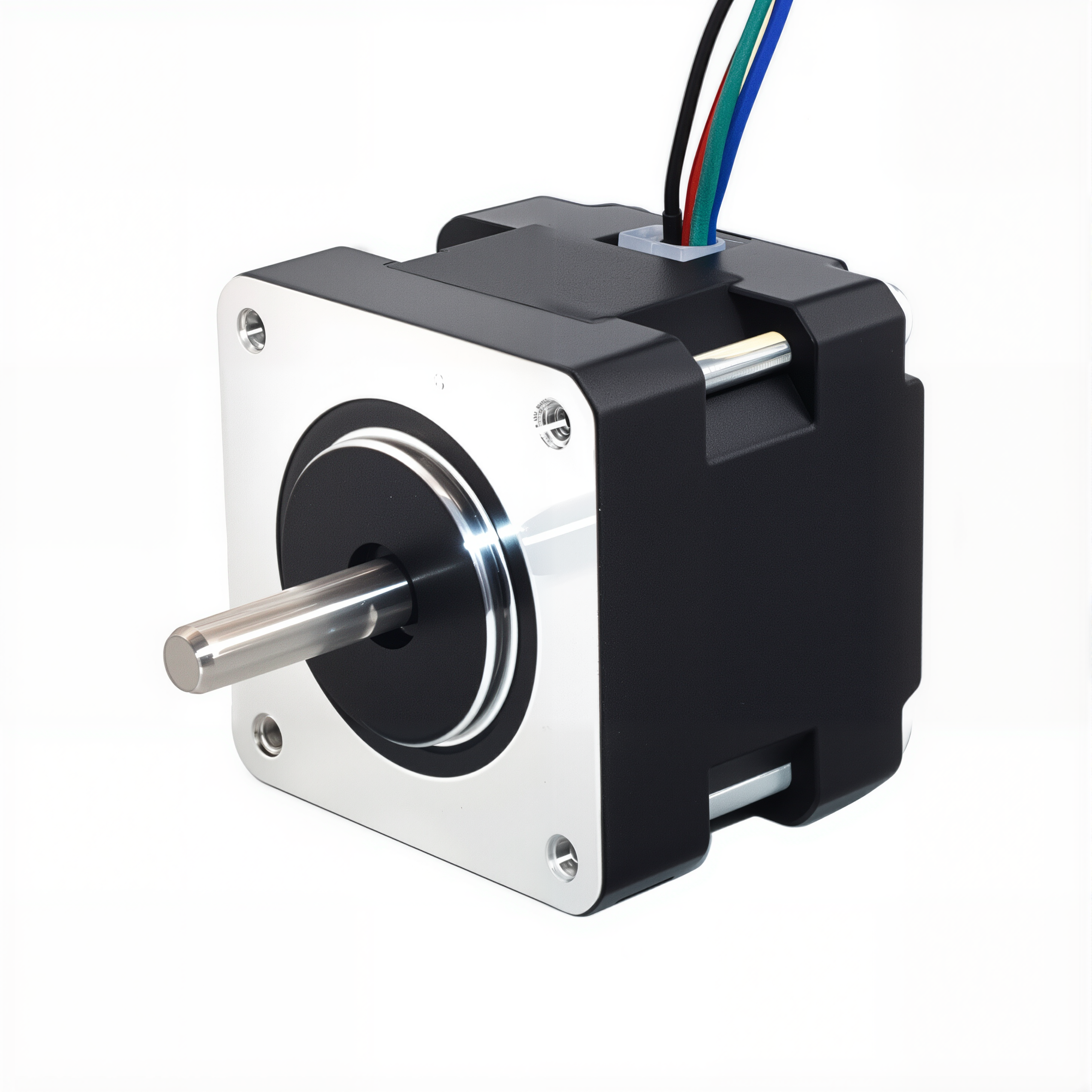 16 Single Shaft Bipolar Stepper Motor,1.8°Step,18N·cm Torque,0.65A Current,34mm Body,4_Wire