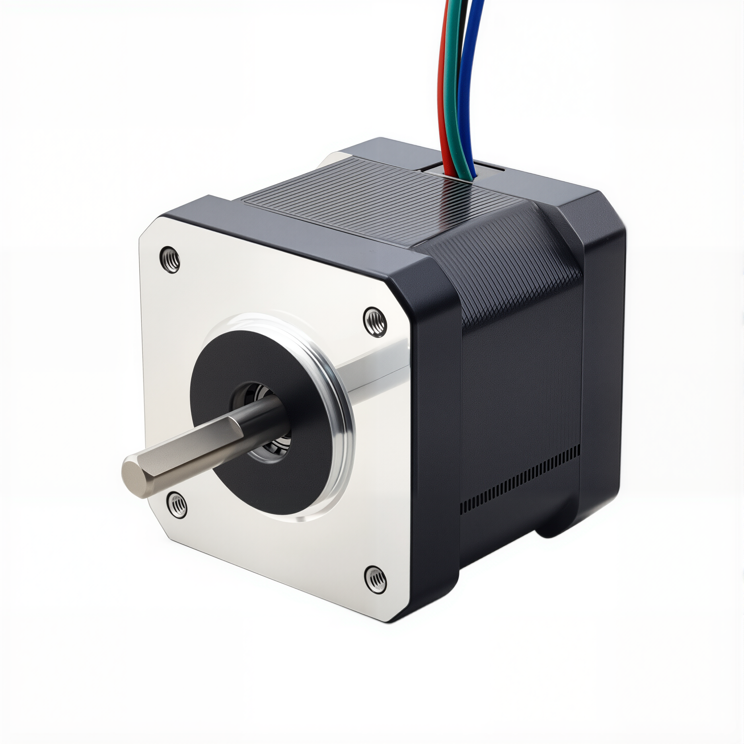17 Single Shaft Bipolar Stepper Motor,0.9°Step,36N·cm Torque,0.9A Current,40mm Body,4_Wire