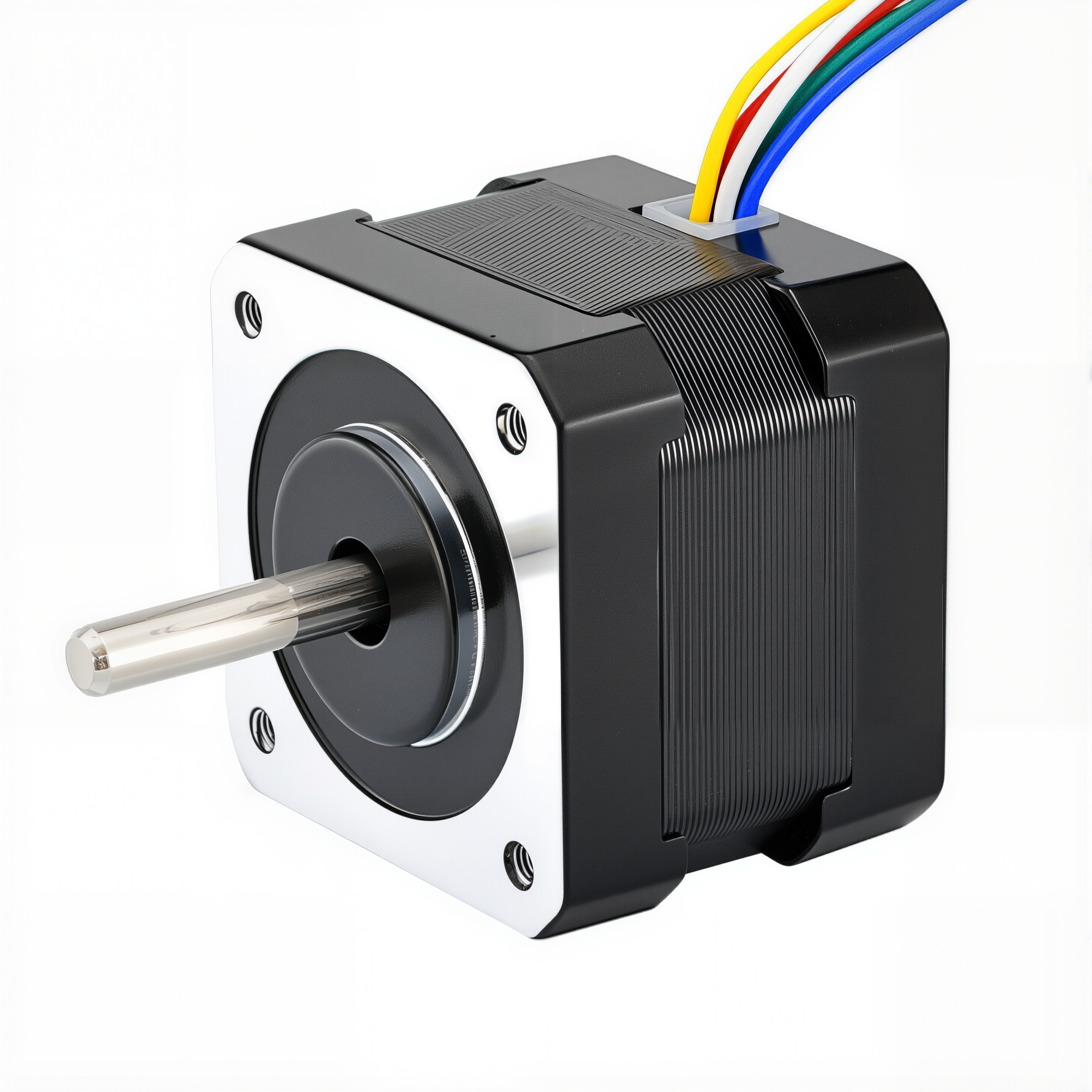 17 Single Shaft Unipolar Stepper Motor,1.8°Step,16N·cm Torque,0.31A Current,34mm Body,6_Wire