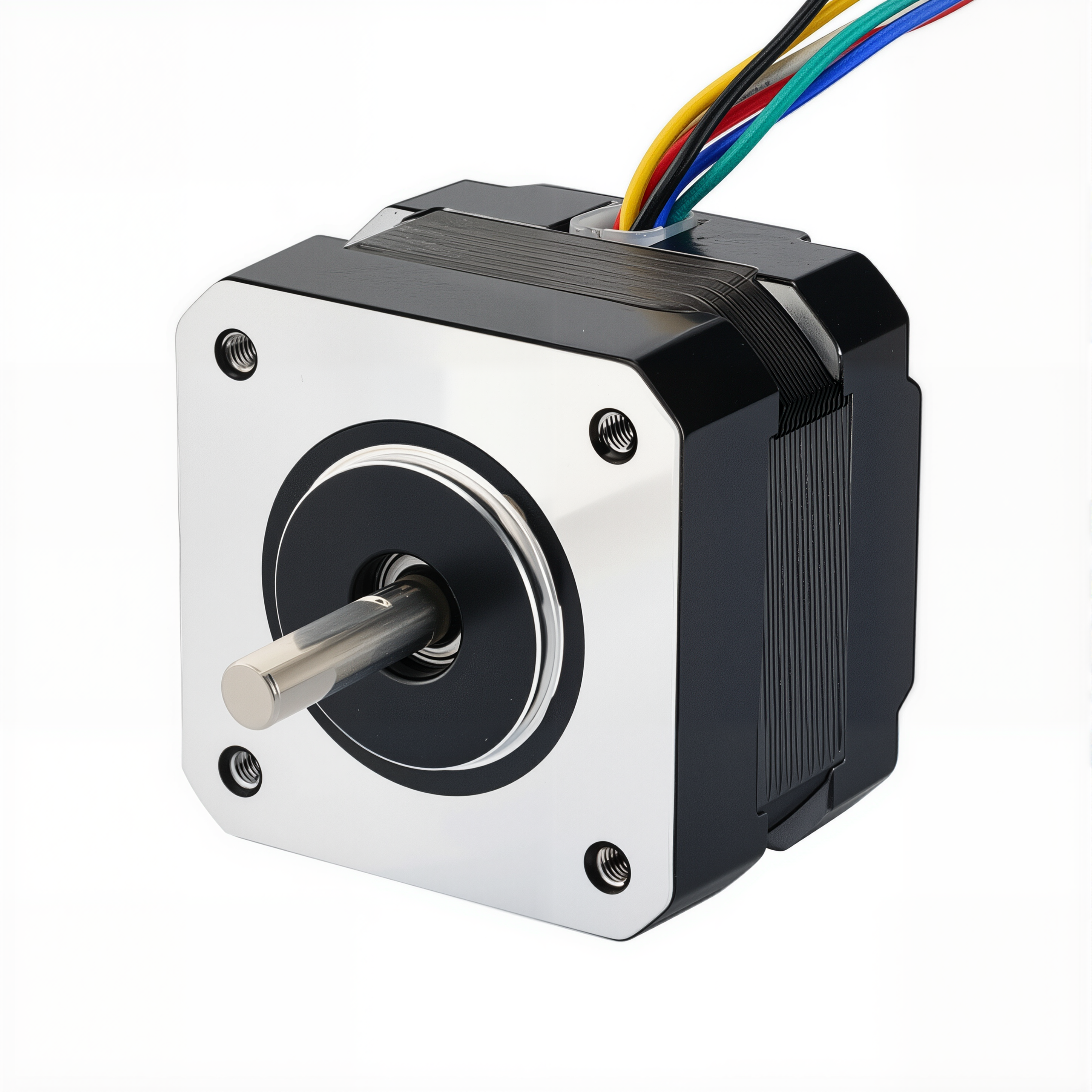 17 Dual Shaft Unipolar Stepper Motor,1.8°Step,16N·cm Torque,0.95A Current,33mm Body,6_Wire