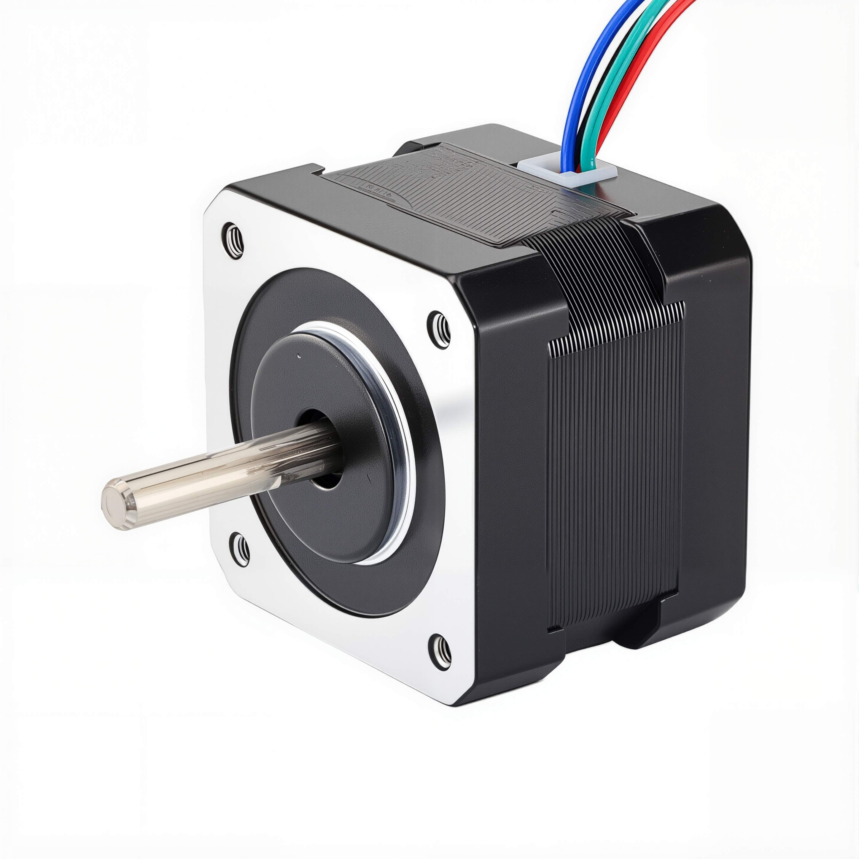 17 Single Shaft Bipolar Stepper Motor,1.8°Step,22N·cm Torque,1.33A Current,34mm Body,4_Wire