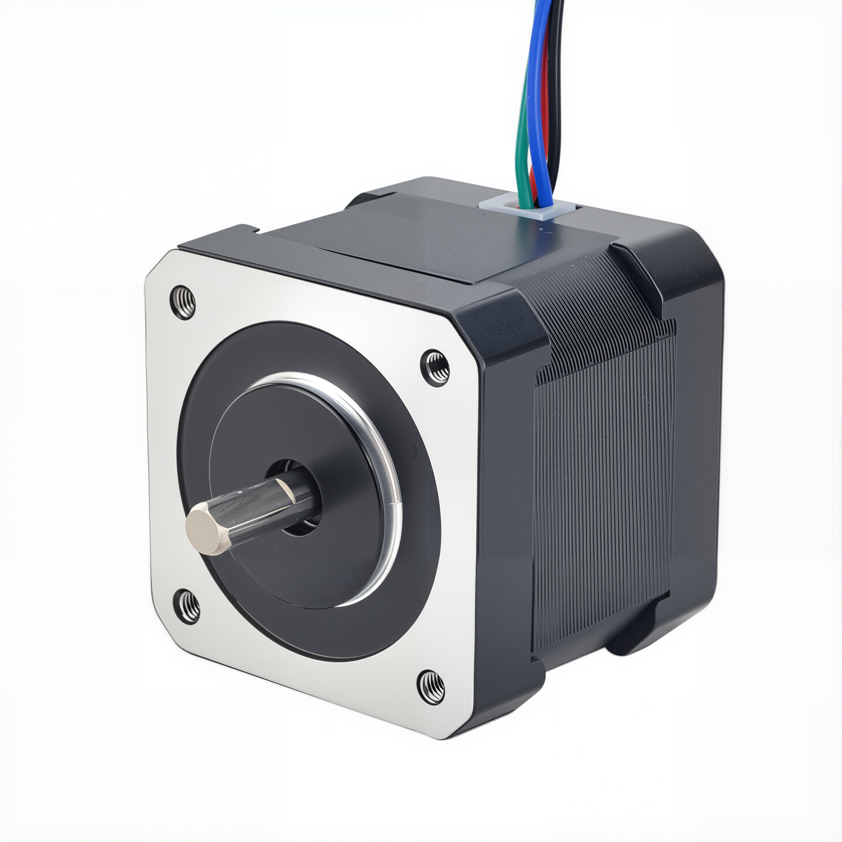 17 Single Shaft Bipolar Stepper Motor,1.8°Step,36N·cm Torque,0.85A Current,39mm Body,4_Wire