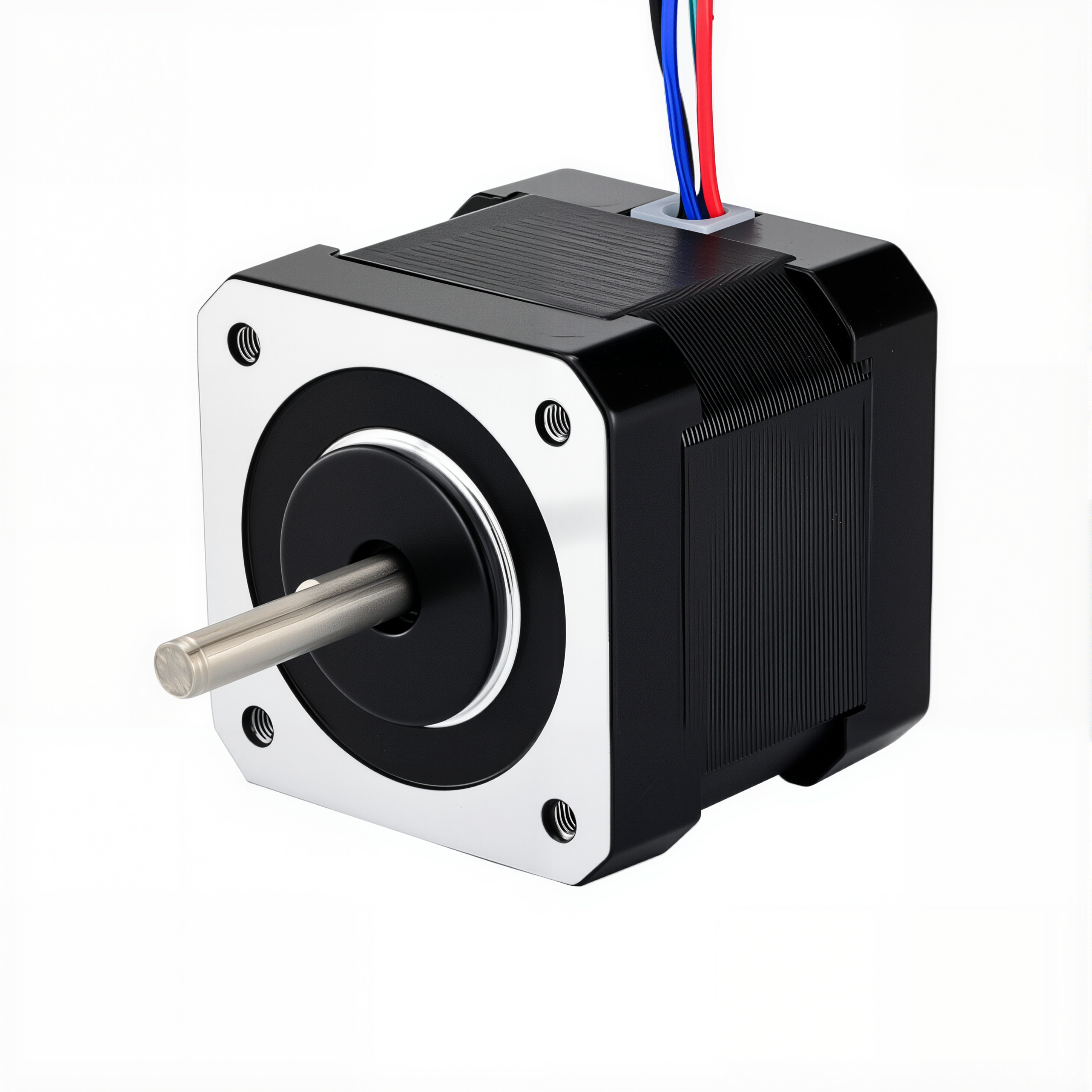 17 Single Shaft Bipolar Stepper Motor,1.8°Step,36N·cm Torque,1.68A Current,40mm Body,4_Wire