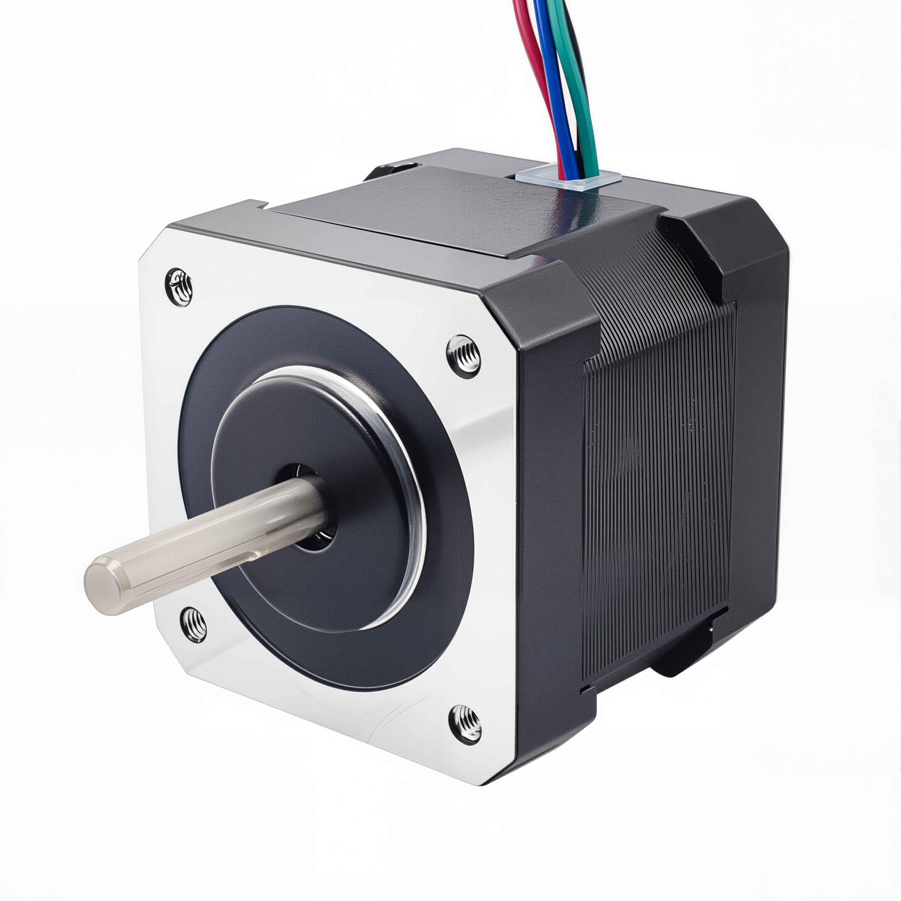 17 Dual Shaft Bipolar Stepper Motor,1.8°Step,45N·cm Torque,2A Current,40mm Body,4_Wire