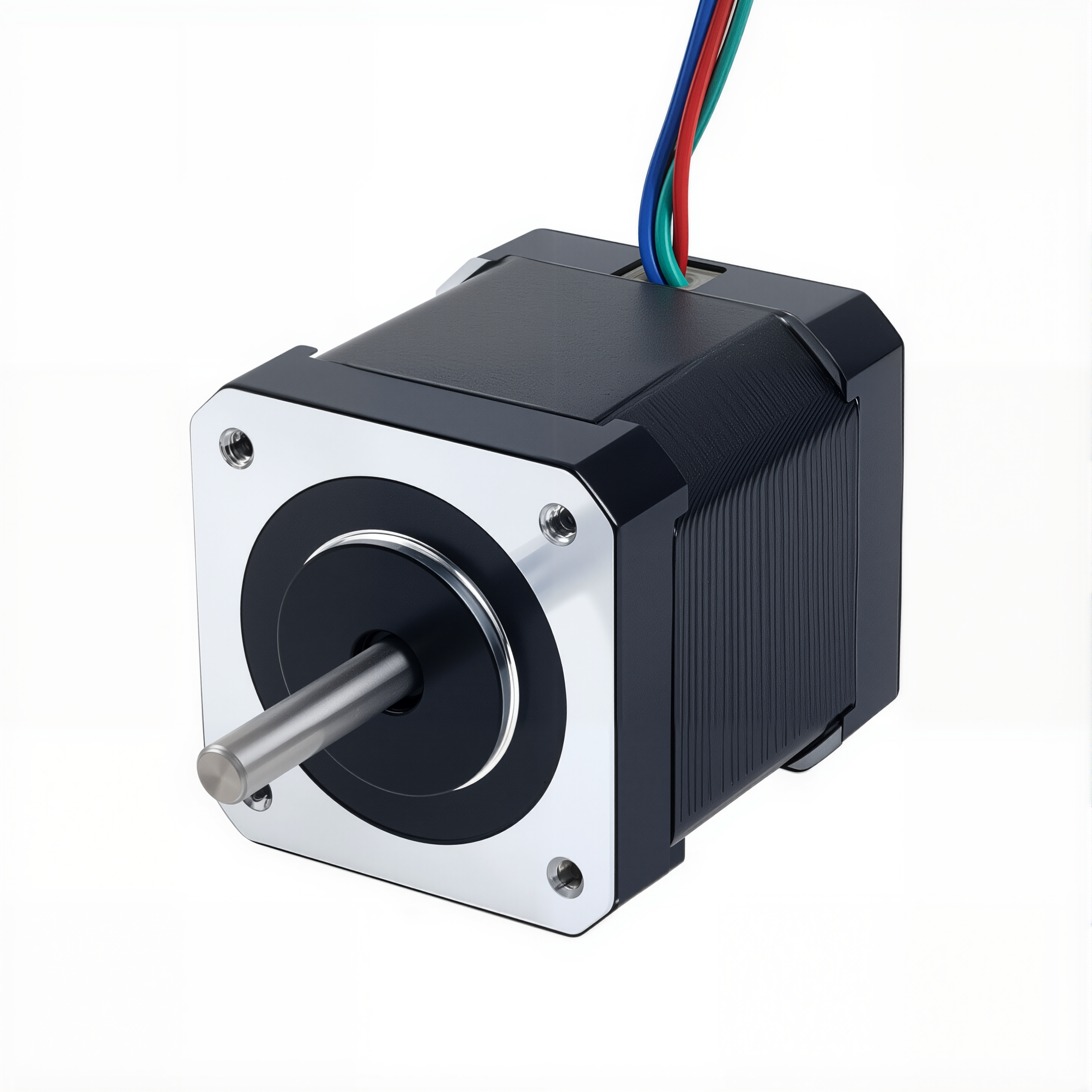 17 Single Shaft Bipolar Stepper Motor,1.8°Step,60N·cm Torque,2.5A Current,48mm Body,4_Wire