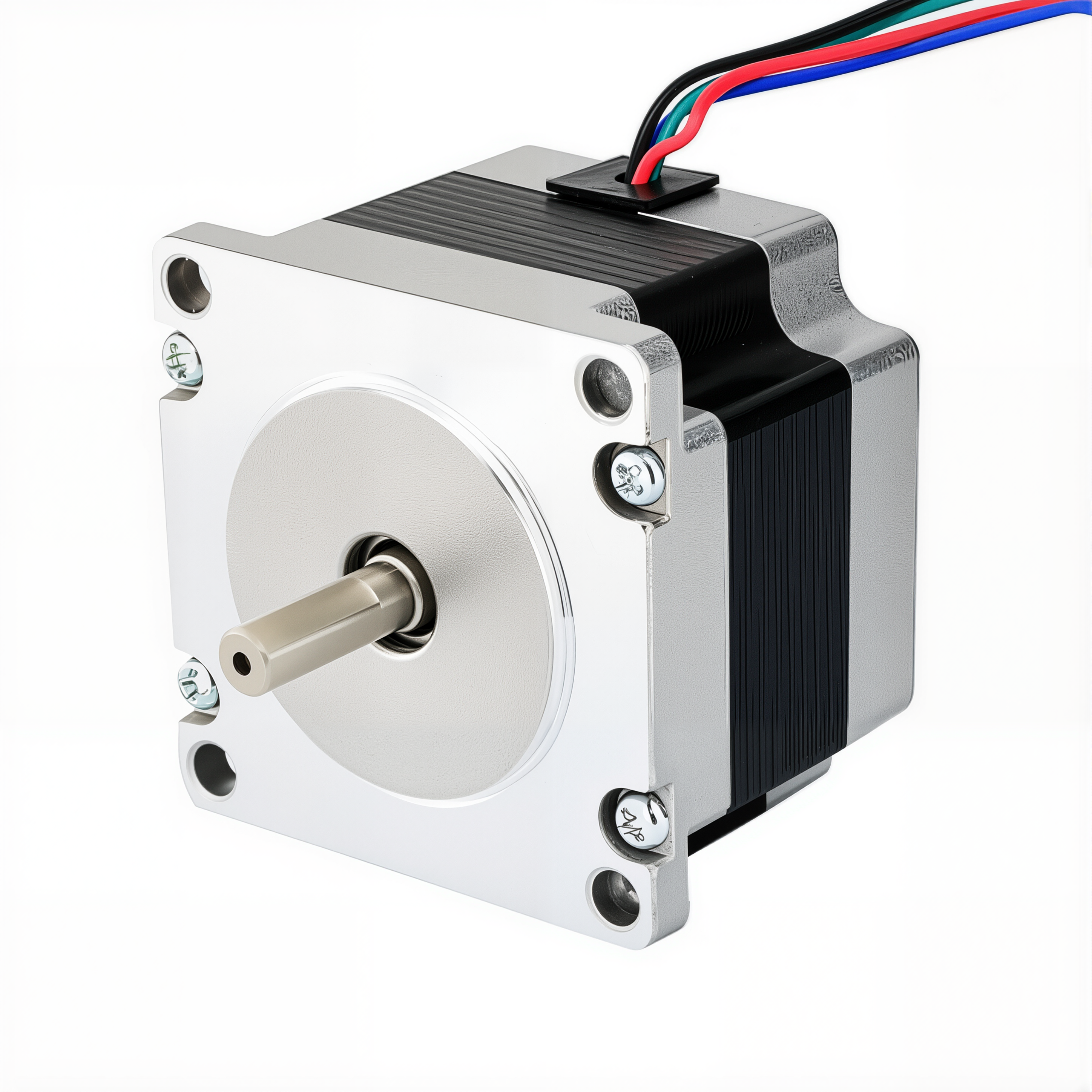 23 Single Shaft Bipolar Stepper Motor,1.8°Step,60N·cm Torque,0.88A Current,42mm Body,4_Wire
