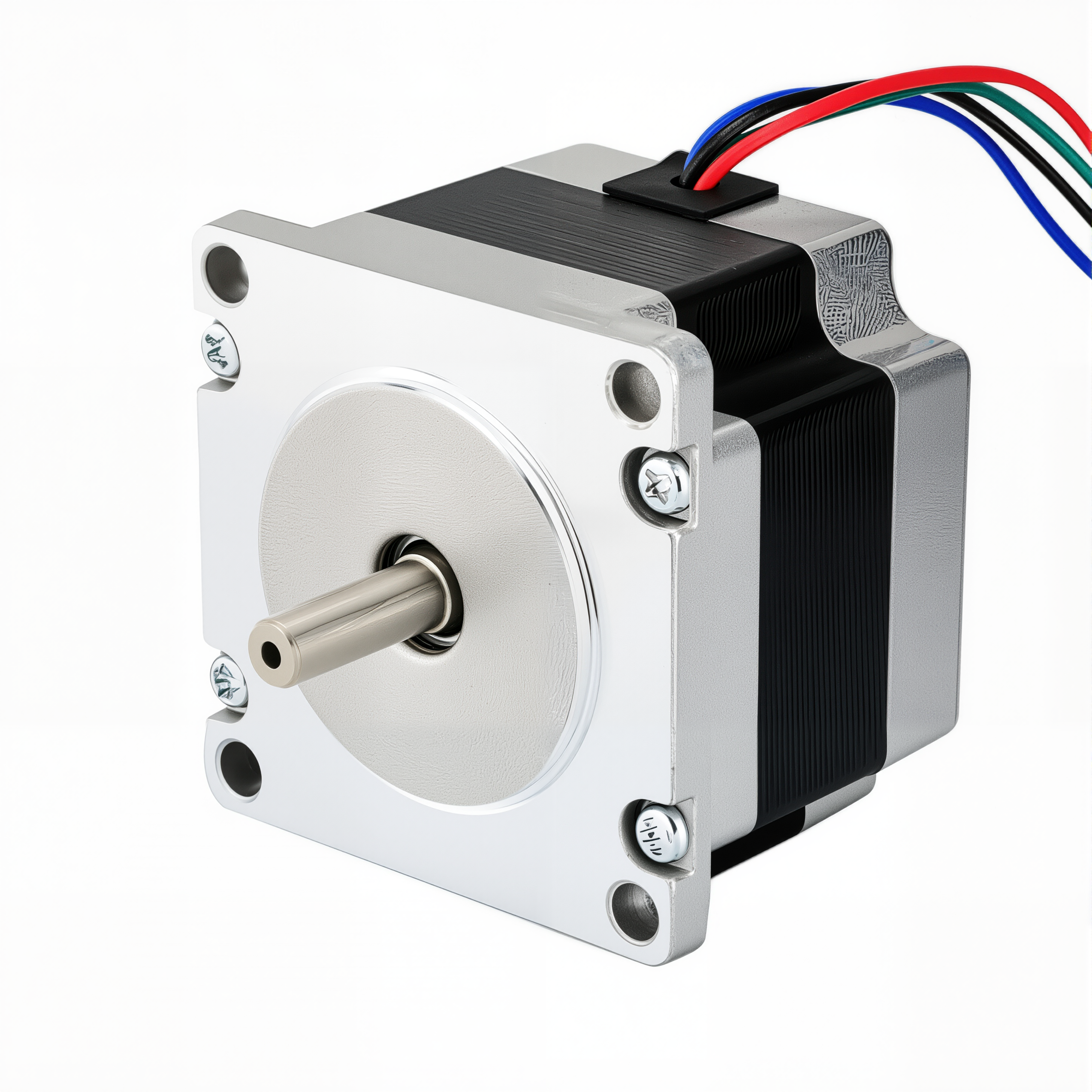 23 Dual Shaft Bipolar Stepper Motor,1.8°Step,55N·cm Torque,2.8A Current,42mm Body,4_Wire