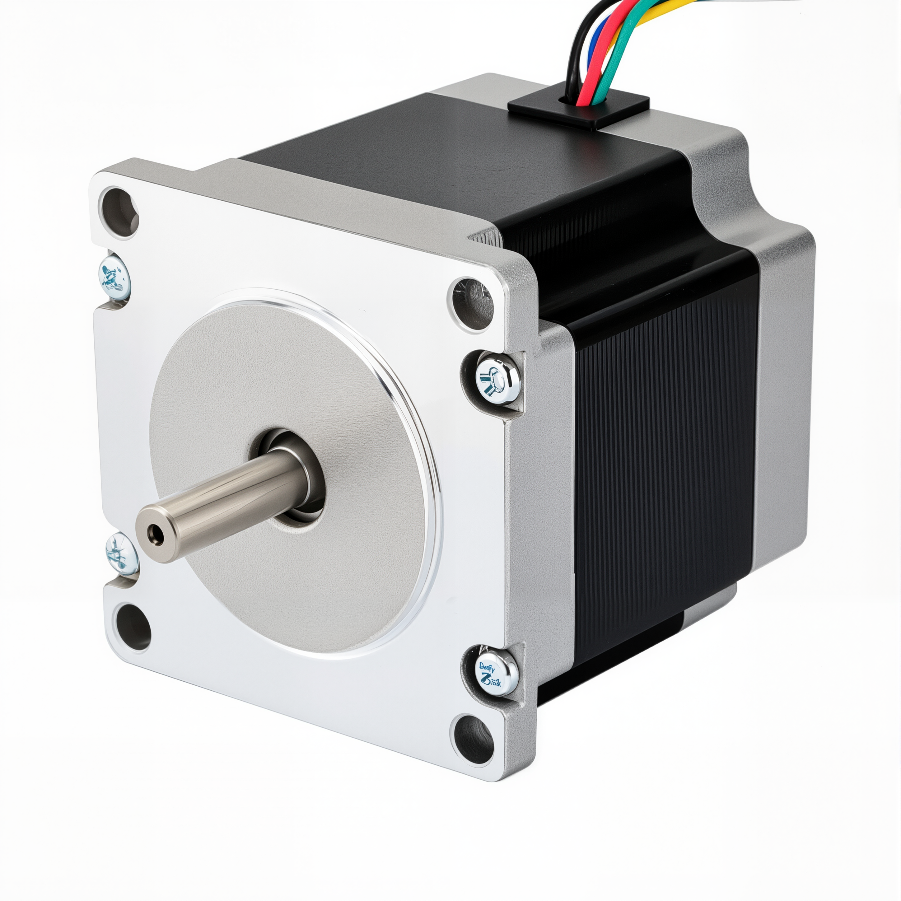 23 Single Shaft Unipolar Stepper Motor,1.8°Step,90N·cm Torque,1A Current,56mm Body,6_Wire