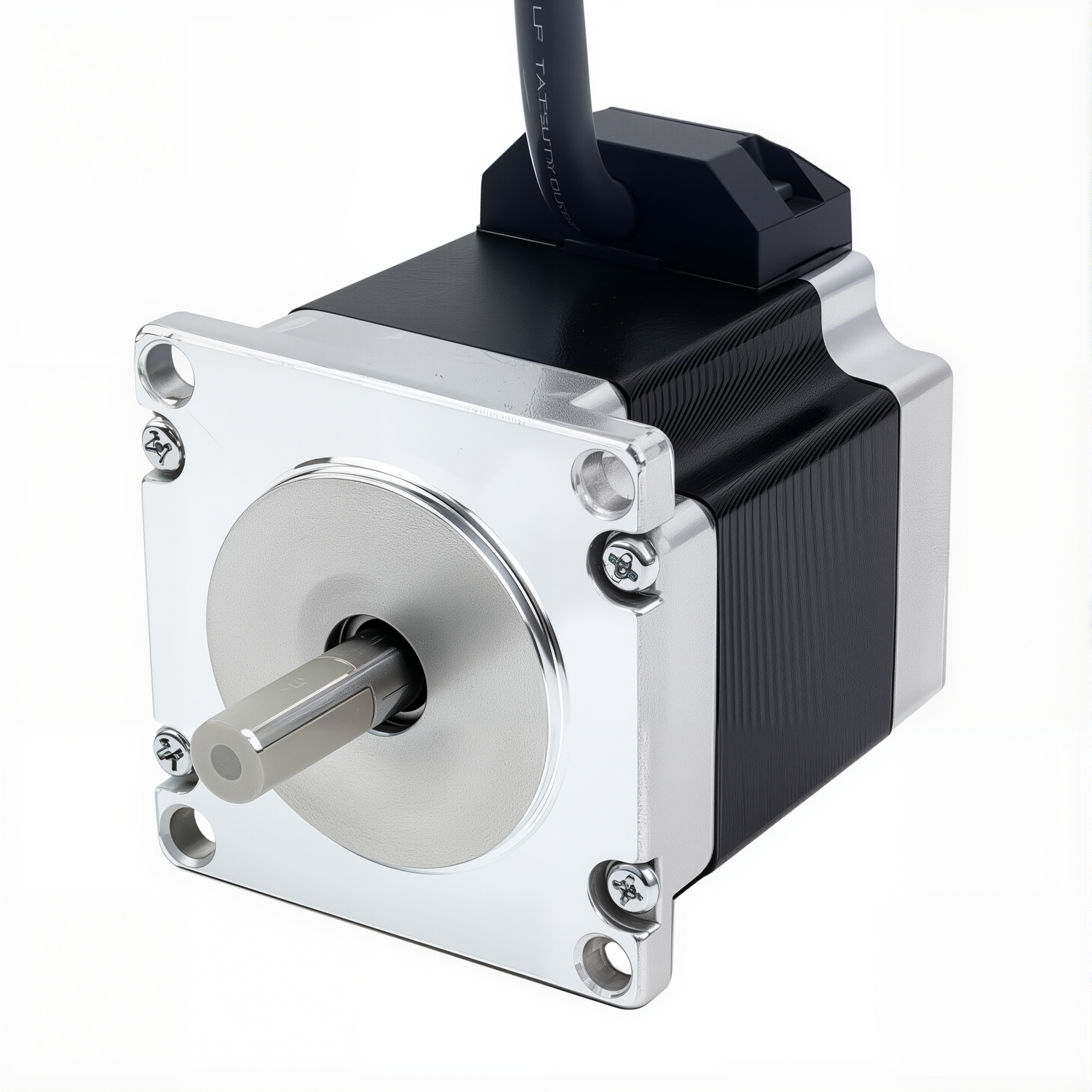 23 Dual Shaft Bipolar Stepper Motor,1.8°Step,126N·cm Torque,2.8A Current,56mm Body,4_Wire