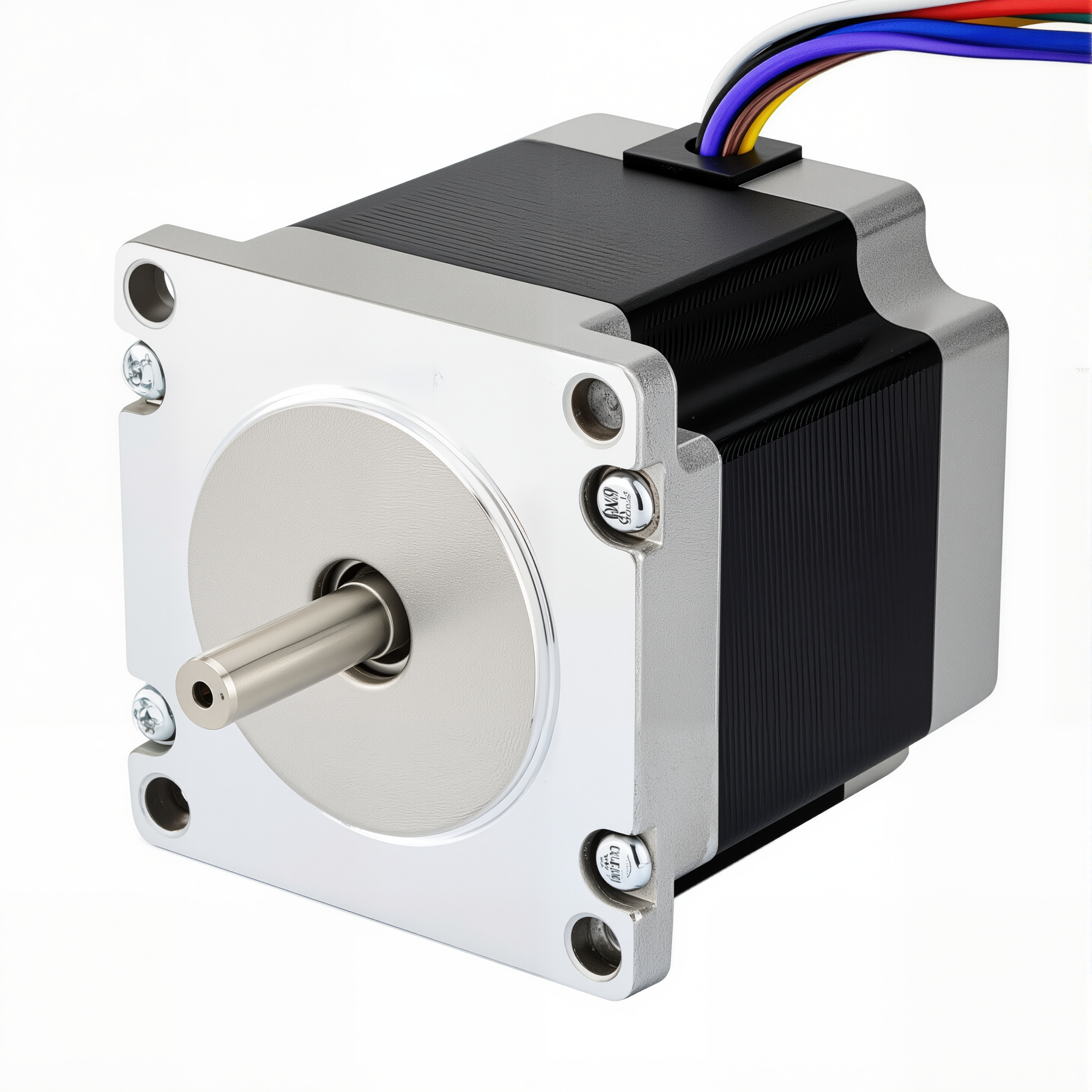 23 Dual Shaft Bipolar/Unipolar Stepper Motor,1.8°Step,126N·cm Torque,4.24A Current,56mm Body,8_Wire