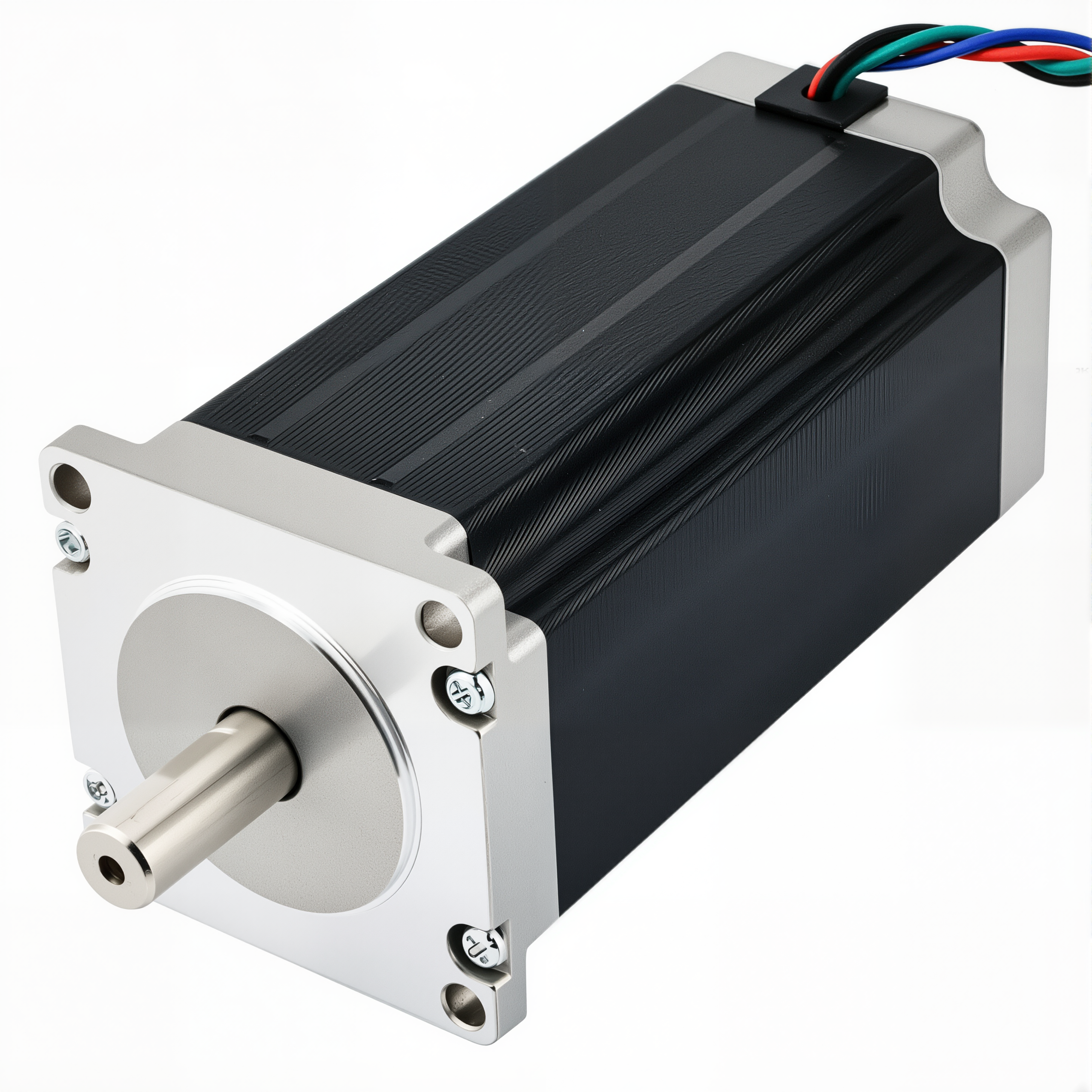 23 Single Shaft Bipolar Stepper Motor,1.8°Step,240N·cm Torque,1.8A Current,100mm Body,4_Wire