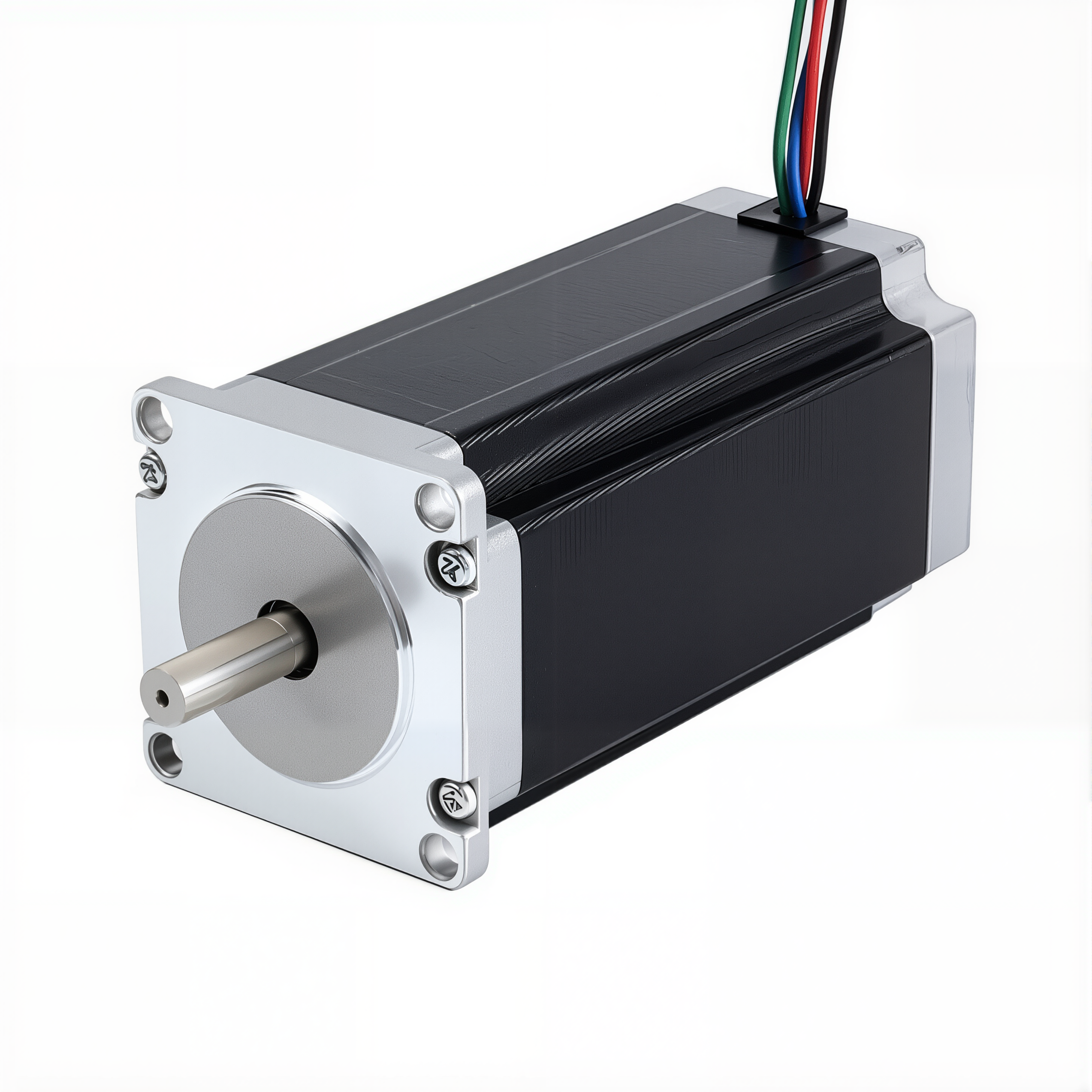 23 Single Shaft Bipolar Stepper Motor,1.8°Step,300N·cm Torque,4.2A Current,113mm Body,4_Wire