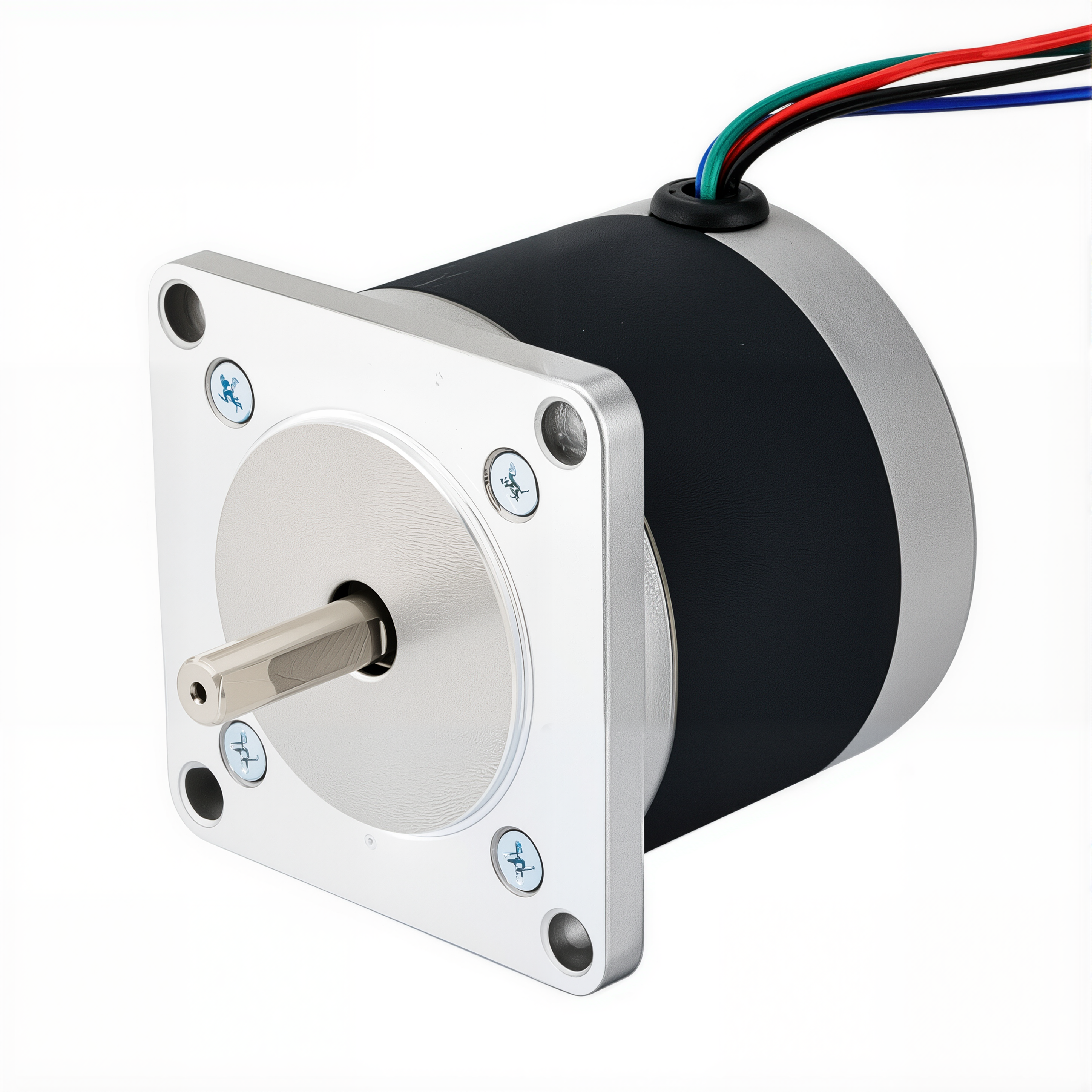 23 Single Shaft Bipolar Stepper Motor,1.8°Step,70N·cm Torque,2.8A Current,52mm Body,4_Wire