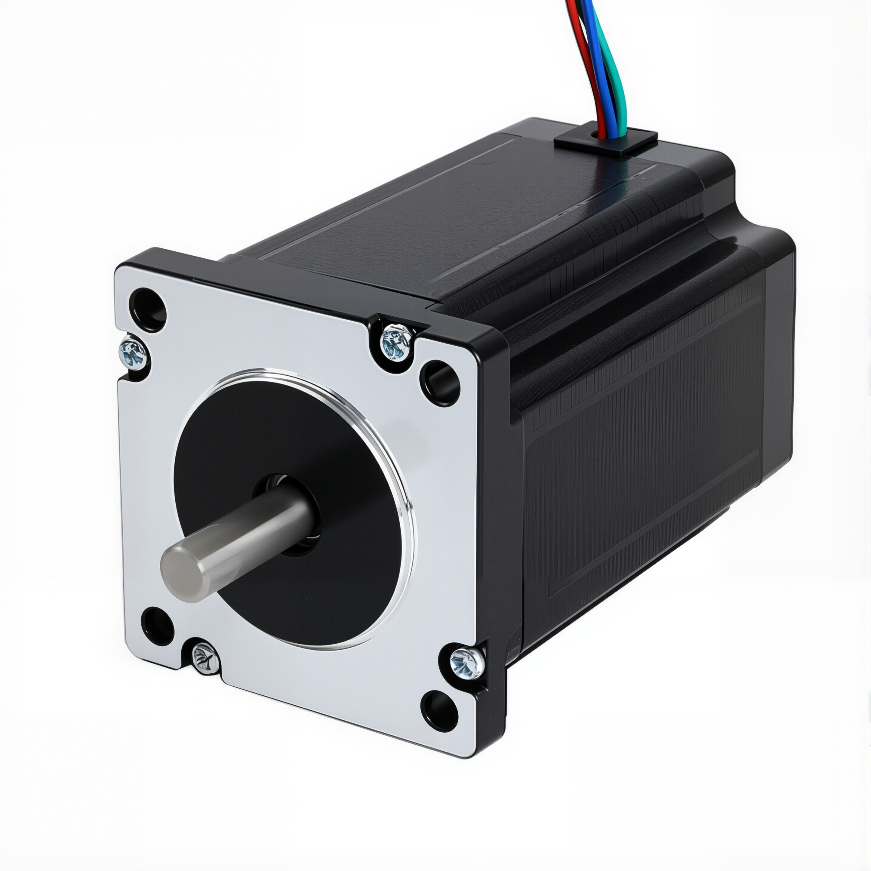 24 Dual Shaft Bipolar Stepper Motor,1.8°Step,290N·cm Torque,3.5A Current,88mm Body,4_Wire