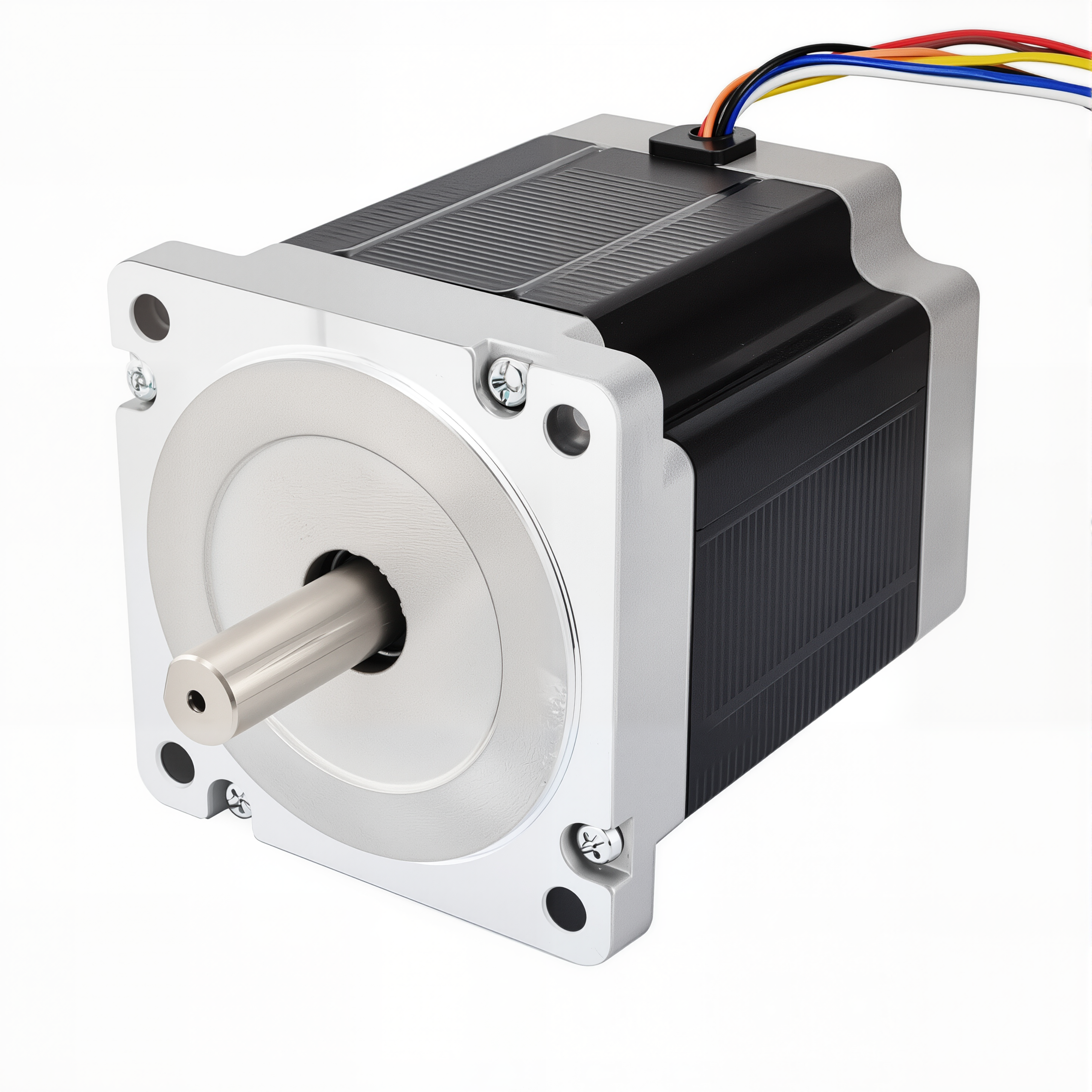 34 Single Shaft Bipolar/Unipolar Stepper Motor,1.8°Step,690N·cm Torque,4.2A Current,100mm Body,8_Wire