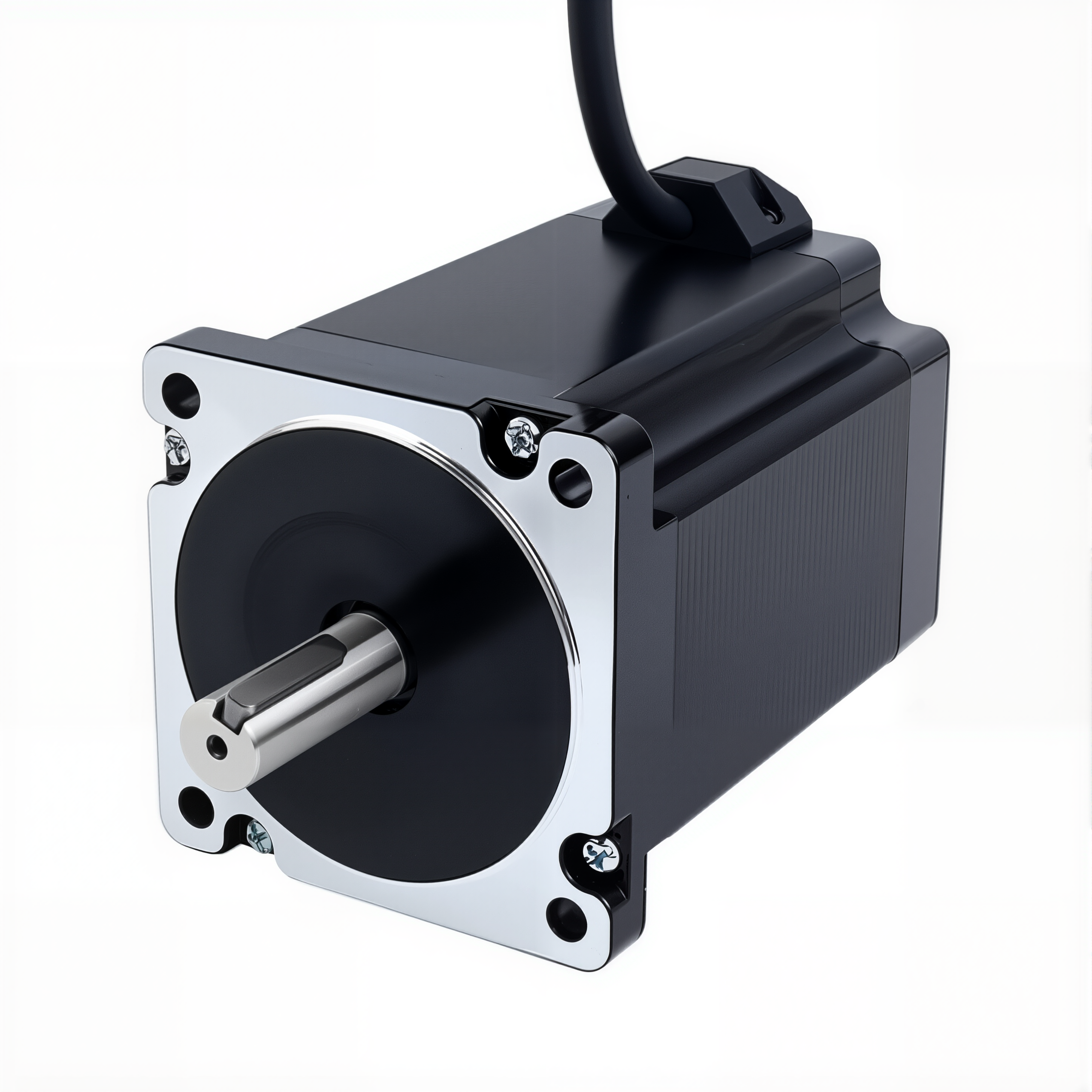 34 Dual Shaft Bipolar Stepper Motor,1.8°Step,800N·cm Torque,5A Current,118mm Body,4_Wire