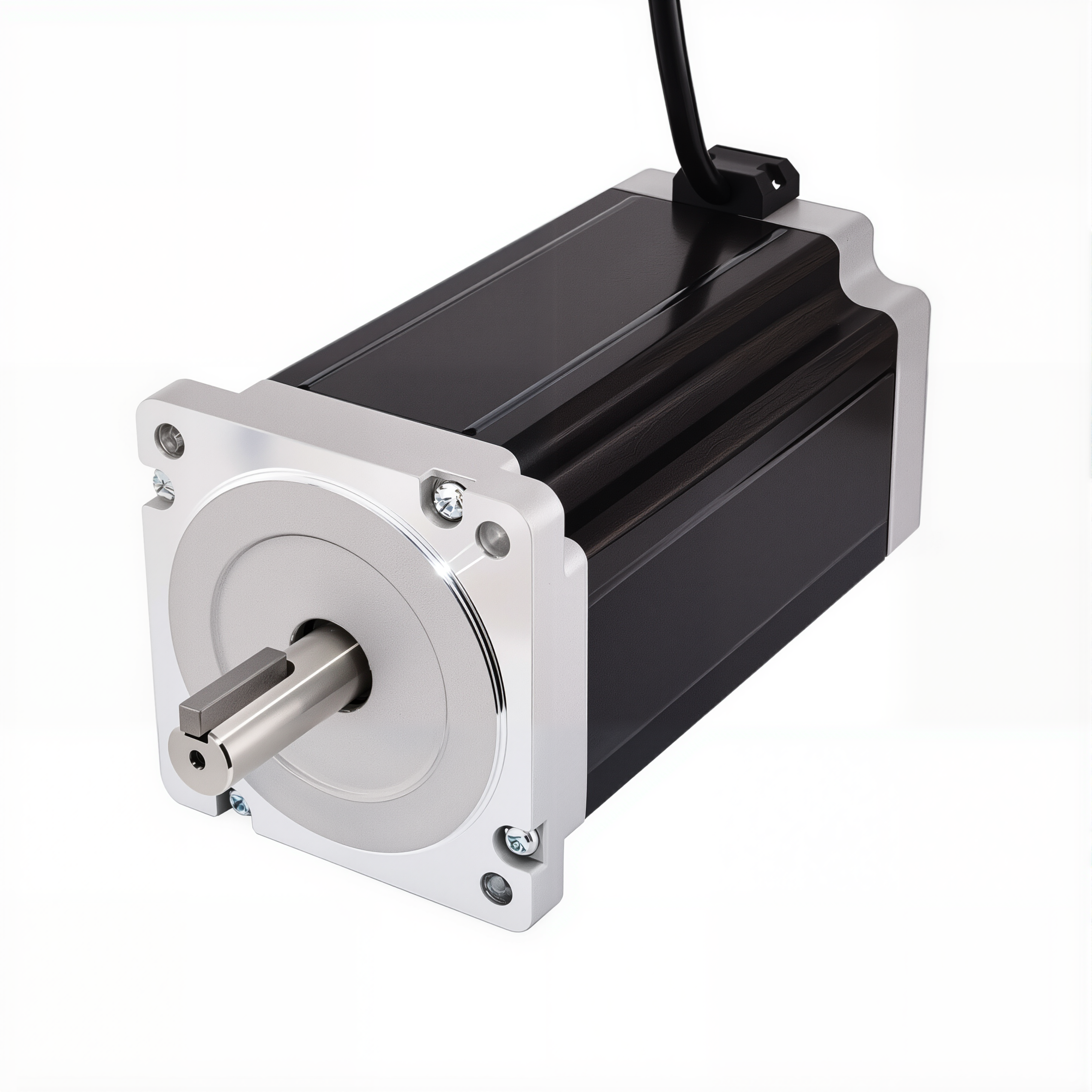 34 Dual Shaft Bipolar Stepper Motor,1.8°Step,1300N·cm Torque,5A Current,151.5mm Body,4_Wire