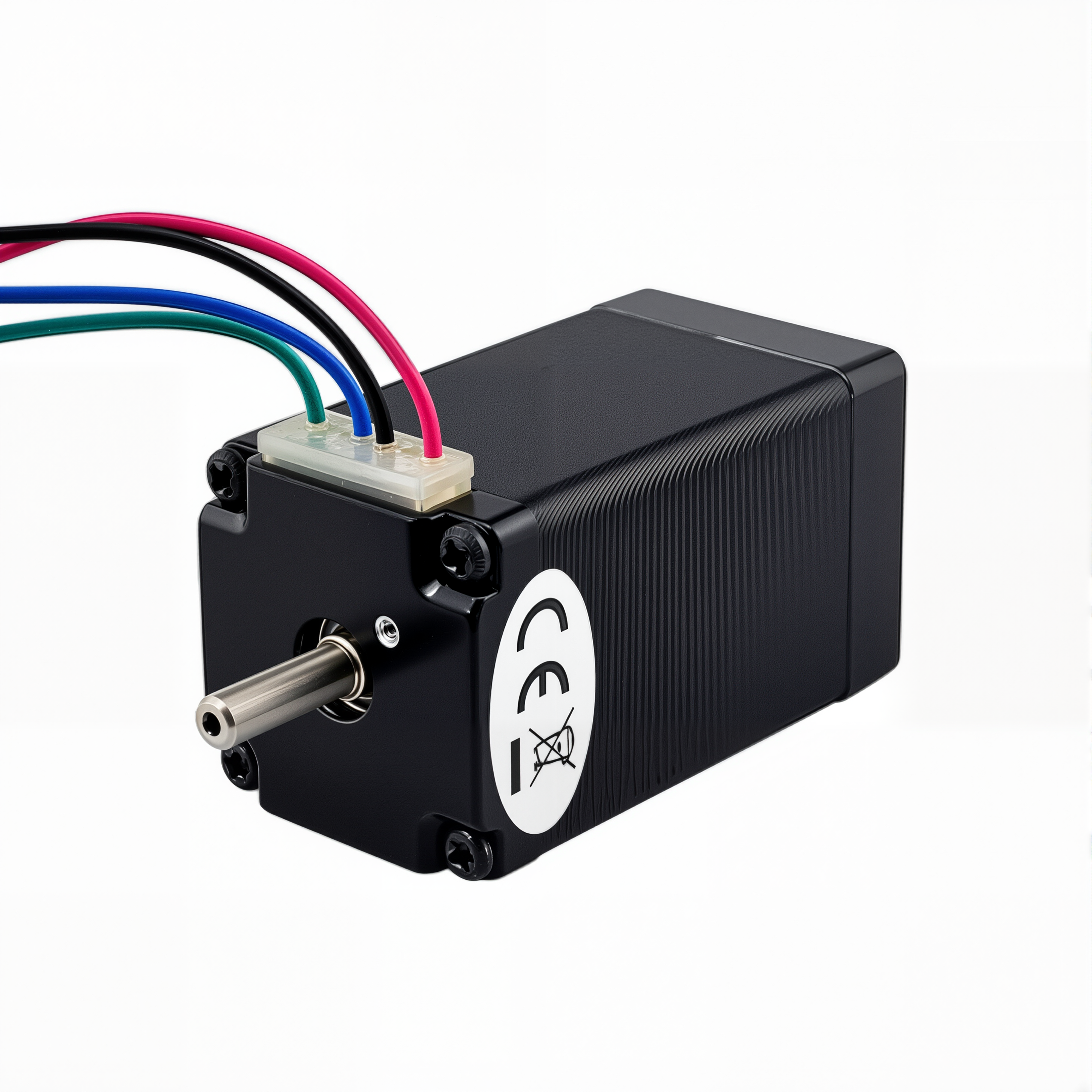 11 Dual Shaft Bipolar Stepper Motor,1.8°Step,12N·cm Torque,0.67A Current,51mm Body,4_Wire