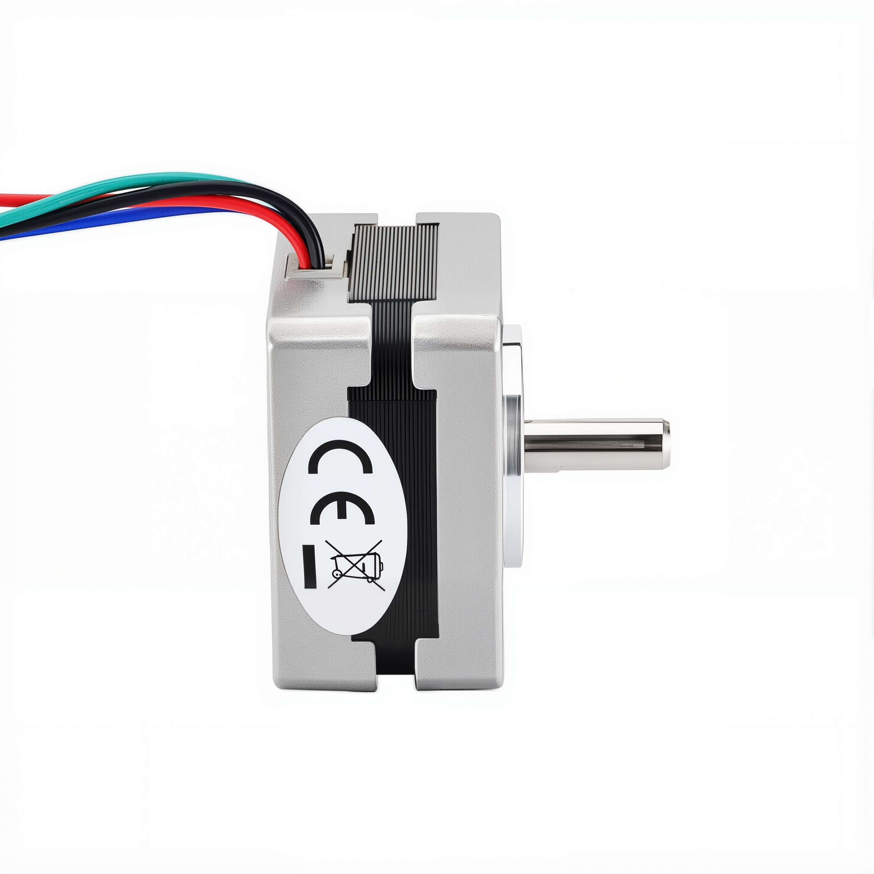 14 Single Shaft Bipolar Stepper Motor,0.9°Step,5N·cm Torque,0.5A Current,20mm Body,4_Wire