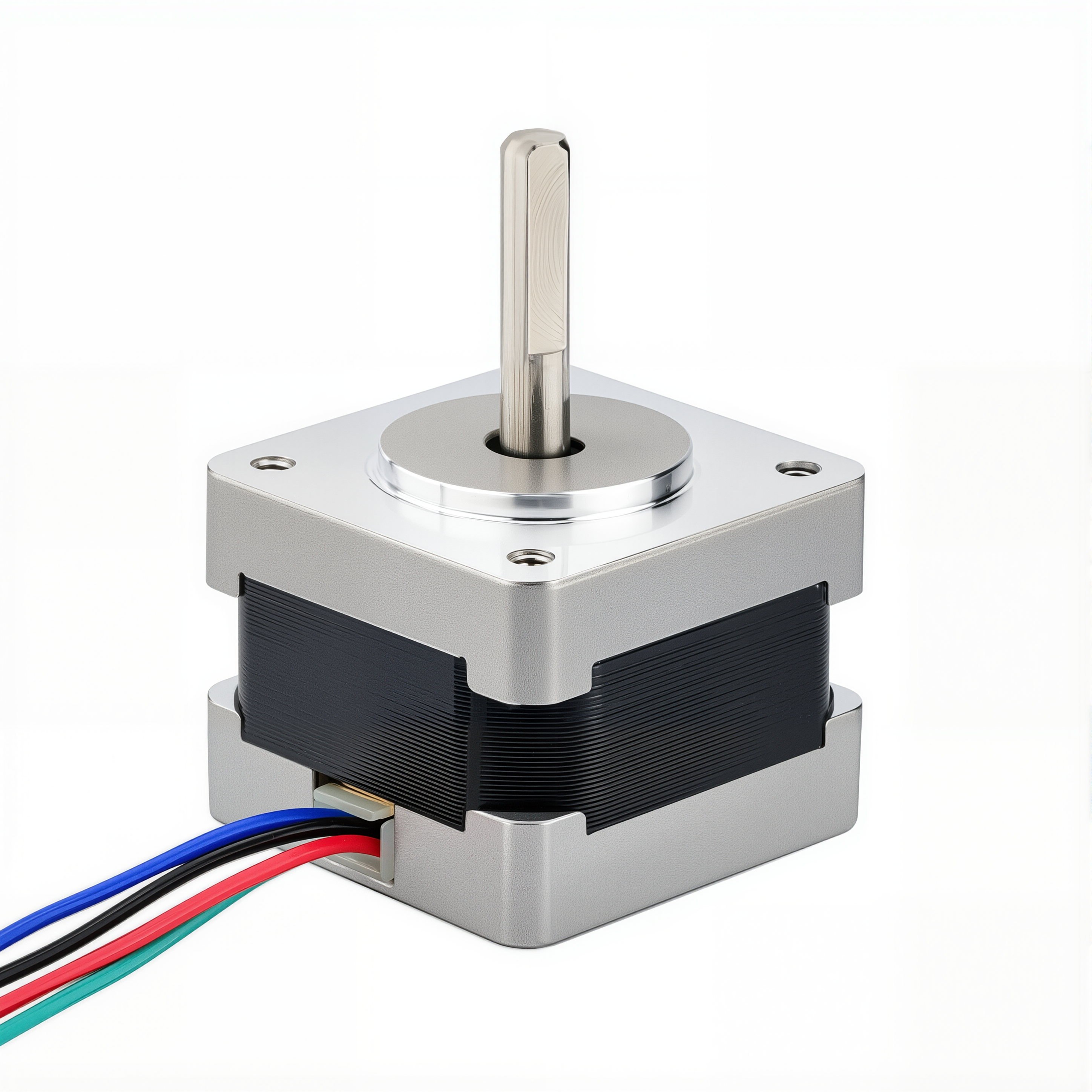 14 Single Shaft Bipolar Stepper Motor,0.9°Step,11N·cm Torque,0.4A Current,28mm Body,4_Wire