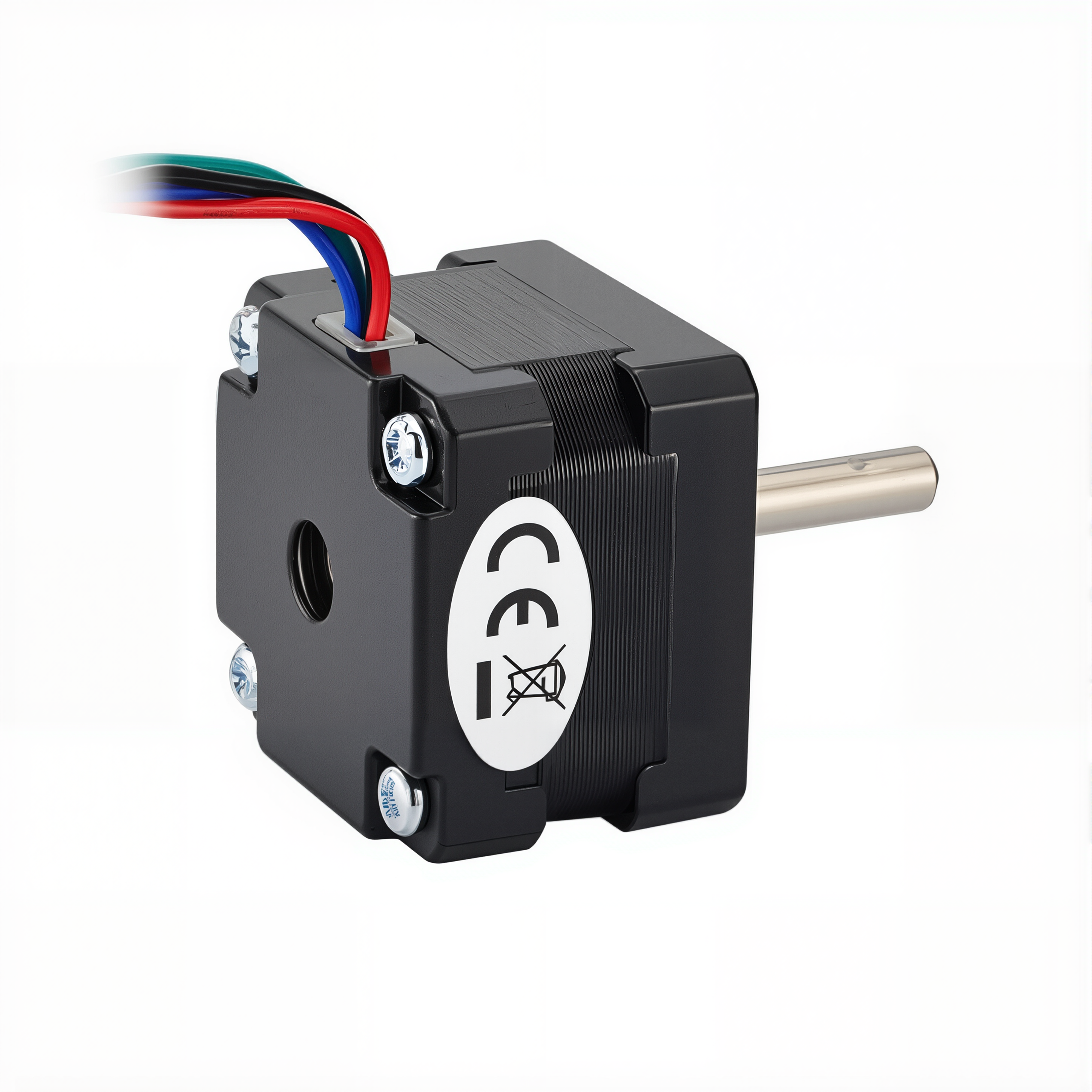 14 Single Shaft Bipolar Stepper Motor,1.8°Step,12.5N·cm Torque,1A Current,28mm Body,4_Wire