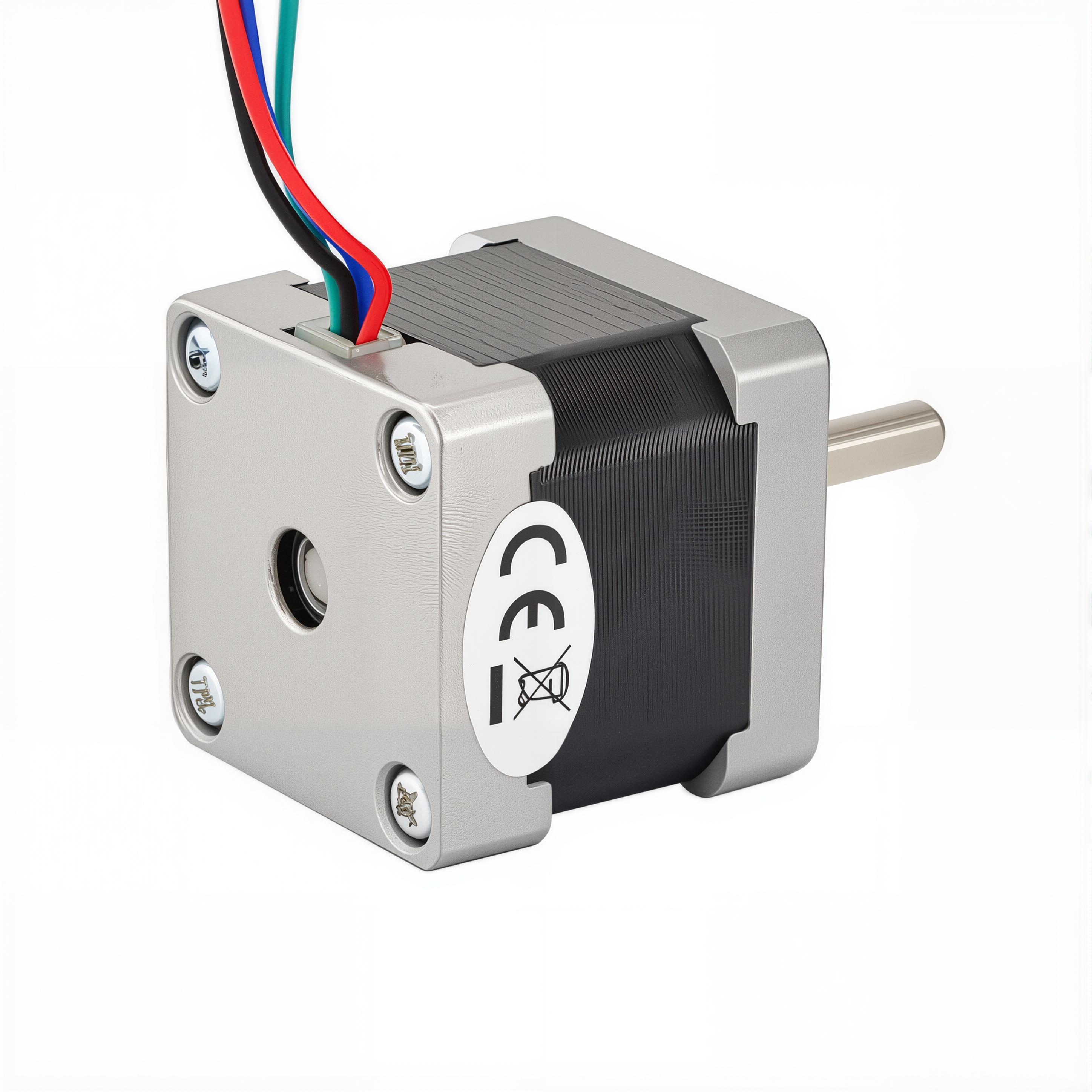 14 Single Shaft Bipolar Stepper Motor,1.8°Step,18N·cm Torque,0.8A Current,34mm Body,4_Wire