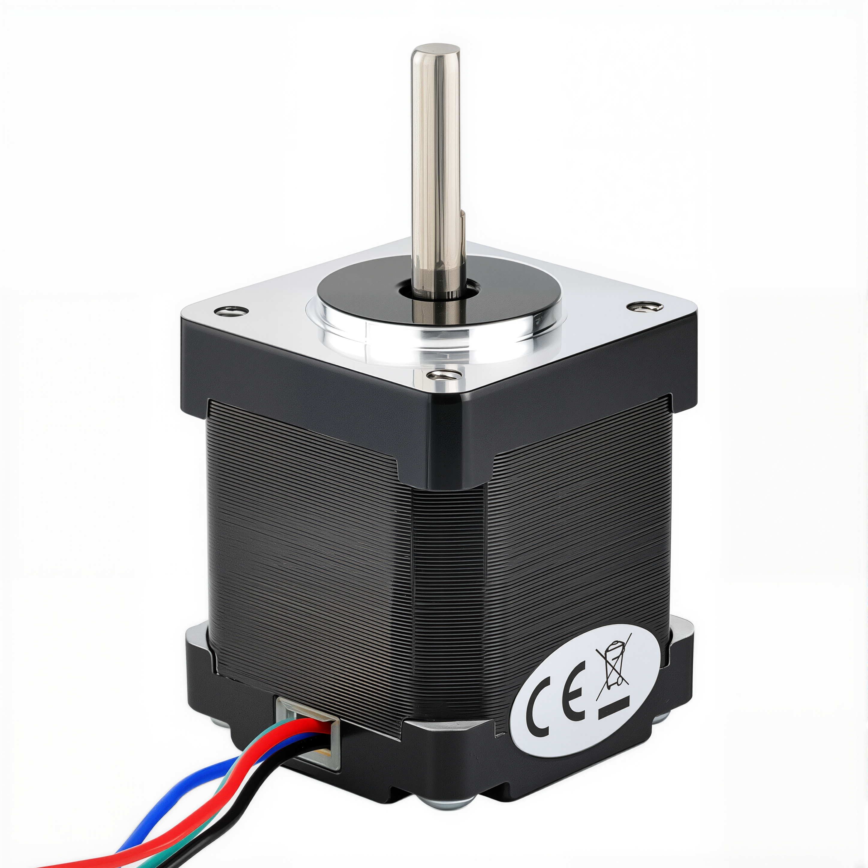 14 Single Shaft Bipolar Stepper Motor,1.8°Step,23N·cm Torque,0.5A Current,42mm Body,4_Wire