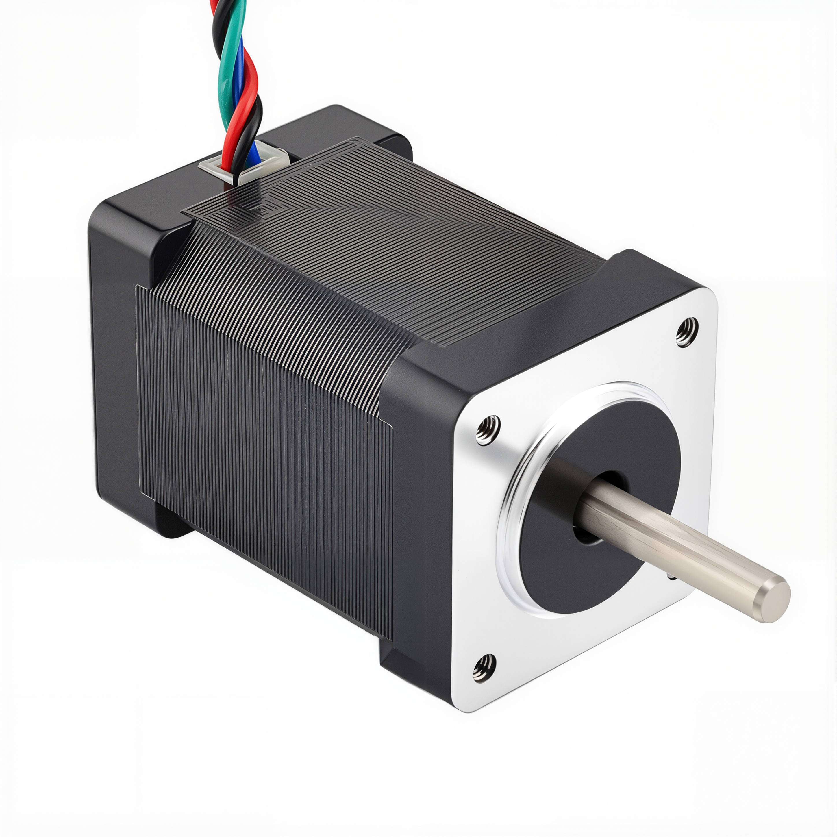 14 Single Shaft Bipolar Stepper Motor,1.8°Step,30N·cm Torque,0.8A Current,45mm Body,4_Wire