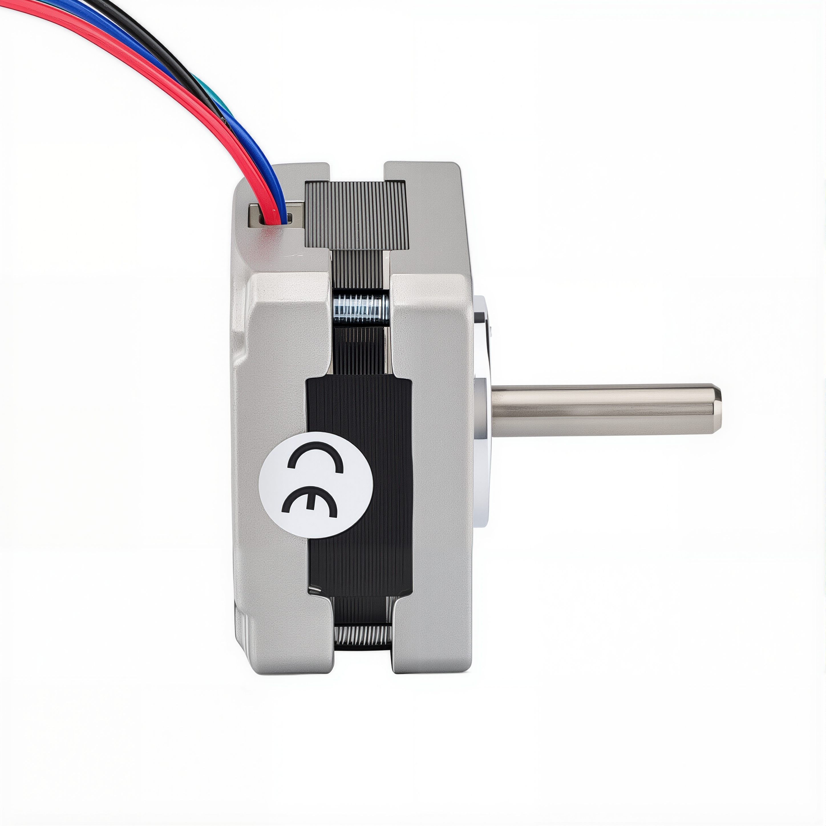 16 Single Shaft Bipolar Stepper Motor,0.9°Step,11N·cm Torque,1.2A Current,22mm Body,4_Wire