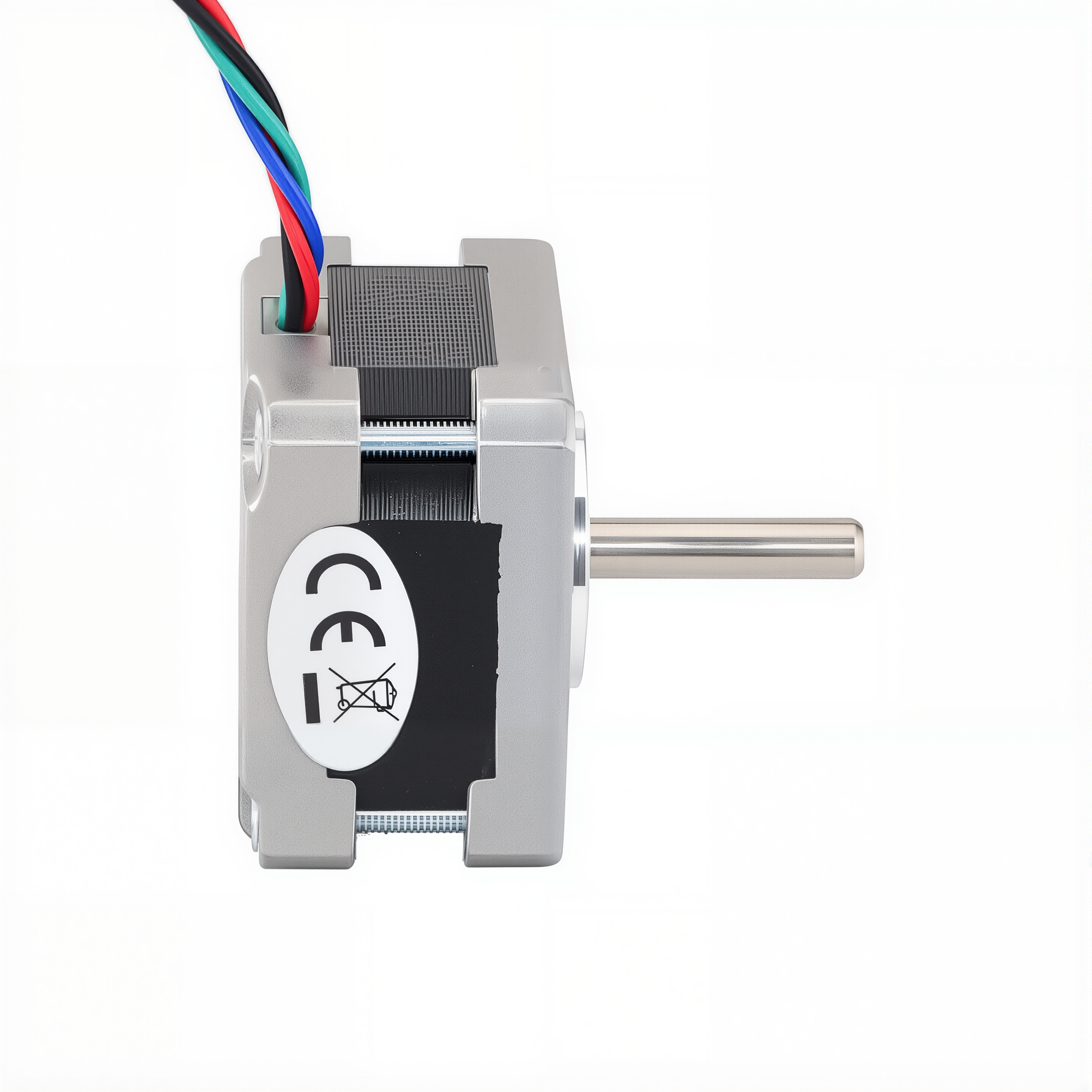 16 Single Shaft Bipolar Stepper Motor,0.9°Step,16N·cm Torque,0.6A Current,26mm Body,4_Wire