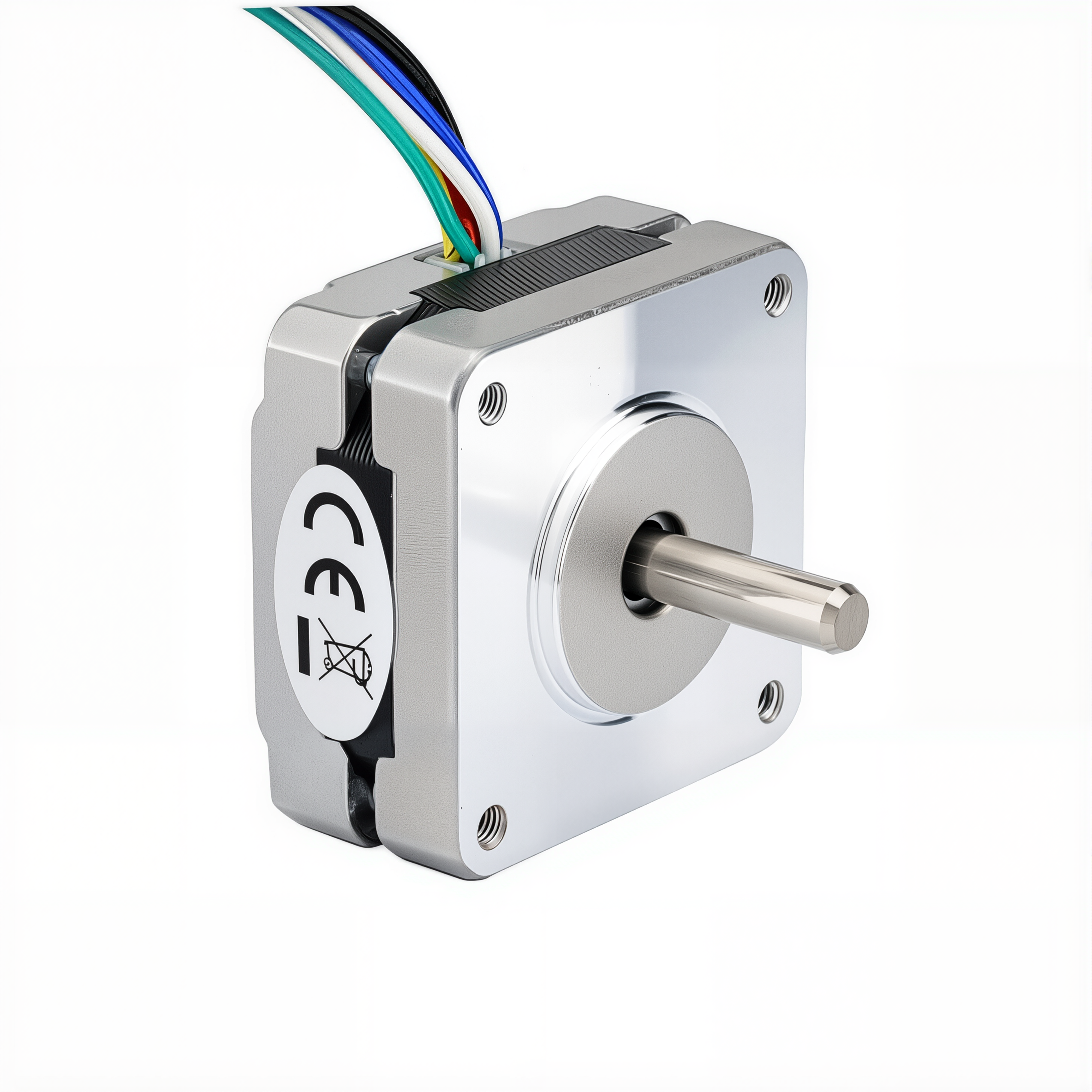 16 Single Shaft Unipolar Stepper Motor,1.8°Step,8N·cm Torque,0.5A Current,20mm Body,6_Wire