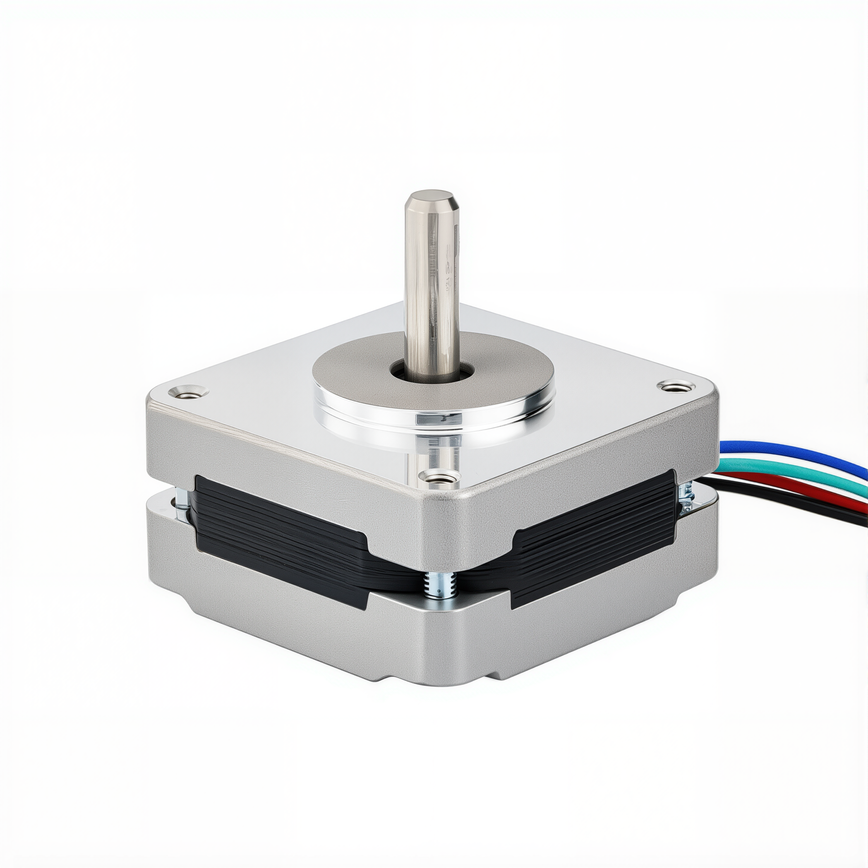16 Single Shaft Bipolar Stepper Motor,1.8°Step,8.7N·cm Torque,0.6A Current,20mm Body,4_Wire