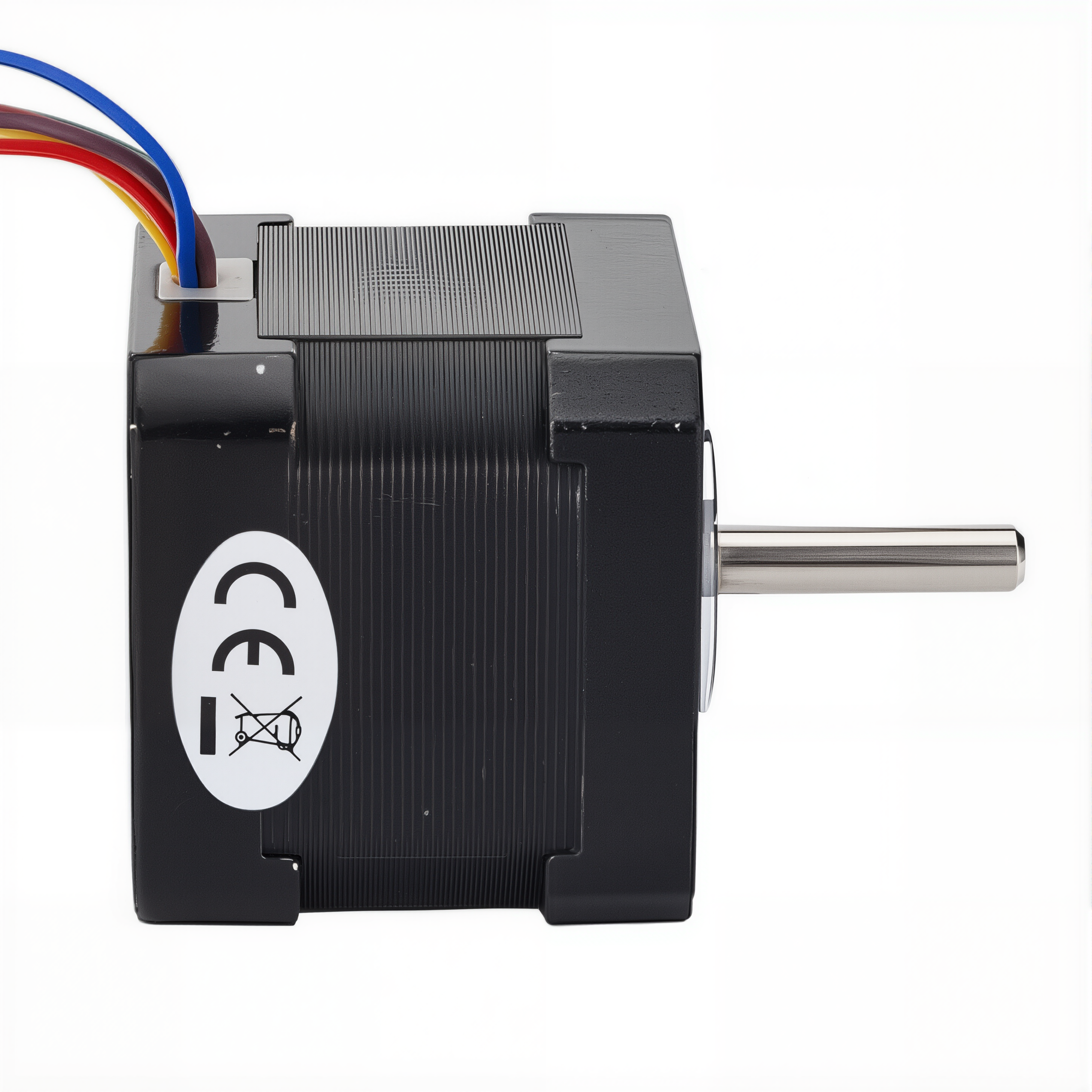 17 Single Shaft Unipolar Stepper Motor,0.9°Step,26N·cm Torque,0.4A Current,39mm Body,6_Wire
