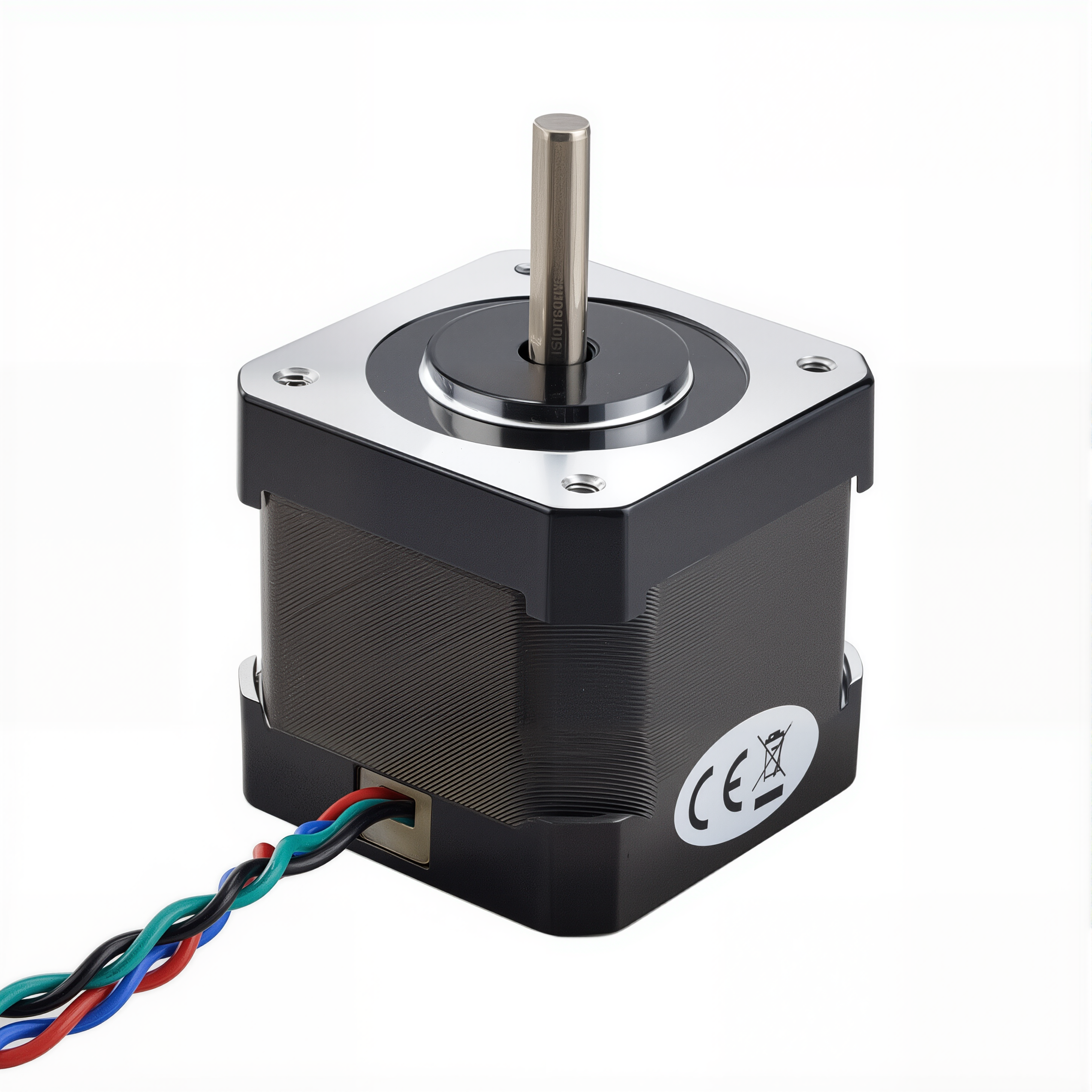 17 Single Shaft Bipolar Stepper Motor,0.9°Step,33N·cm Torque,1A Current,40mm Body,4_Wire