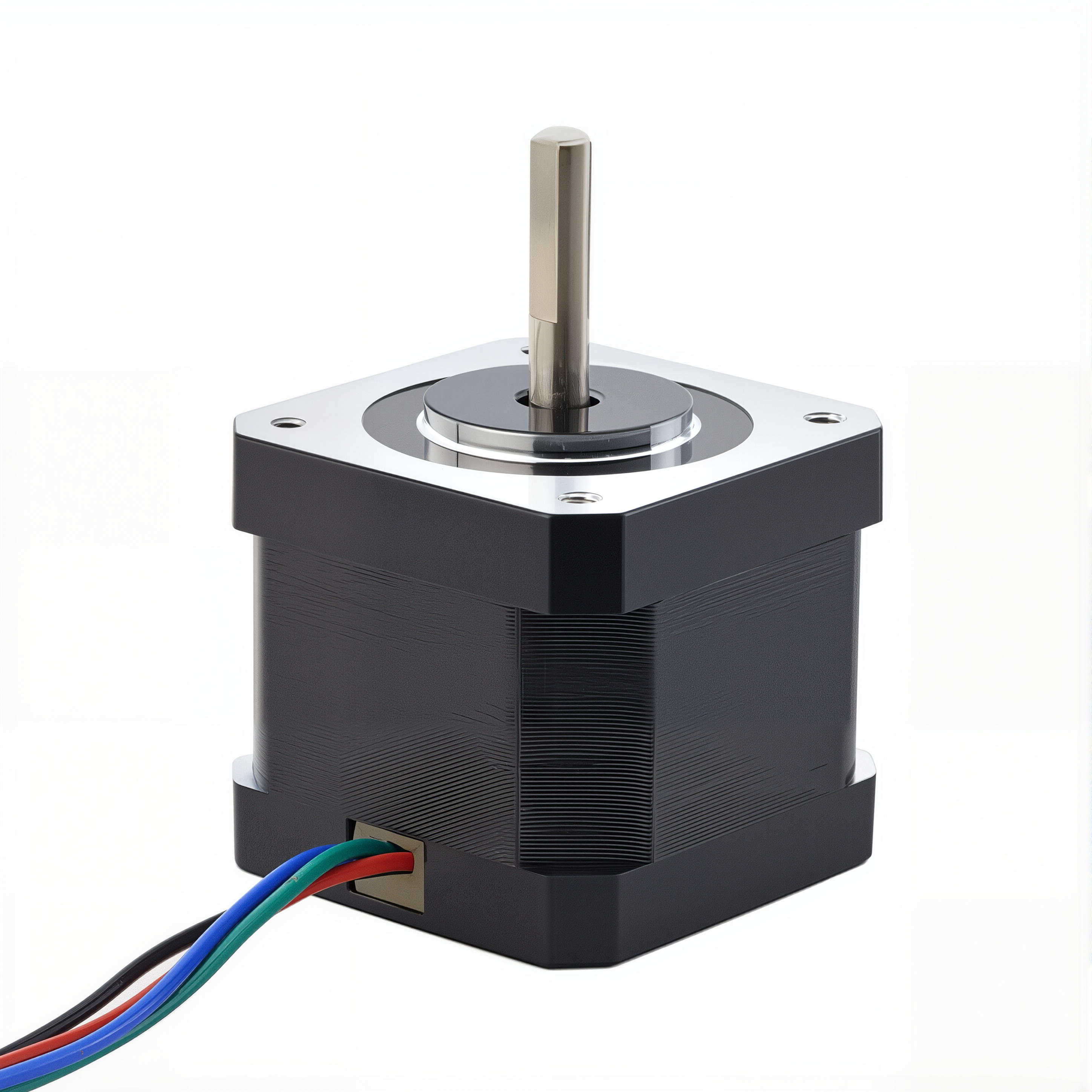 17 Single Shaft Bipolar Stepper Motor,0.9°Step,32N·cm Torque,1.68A Current,39mm Body,4_Wire