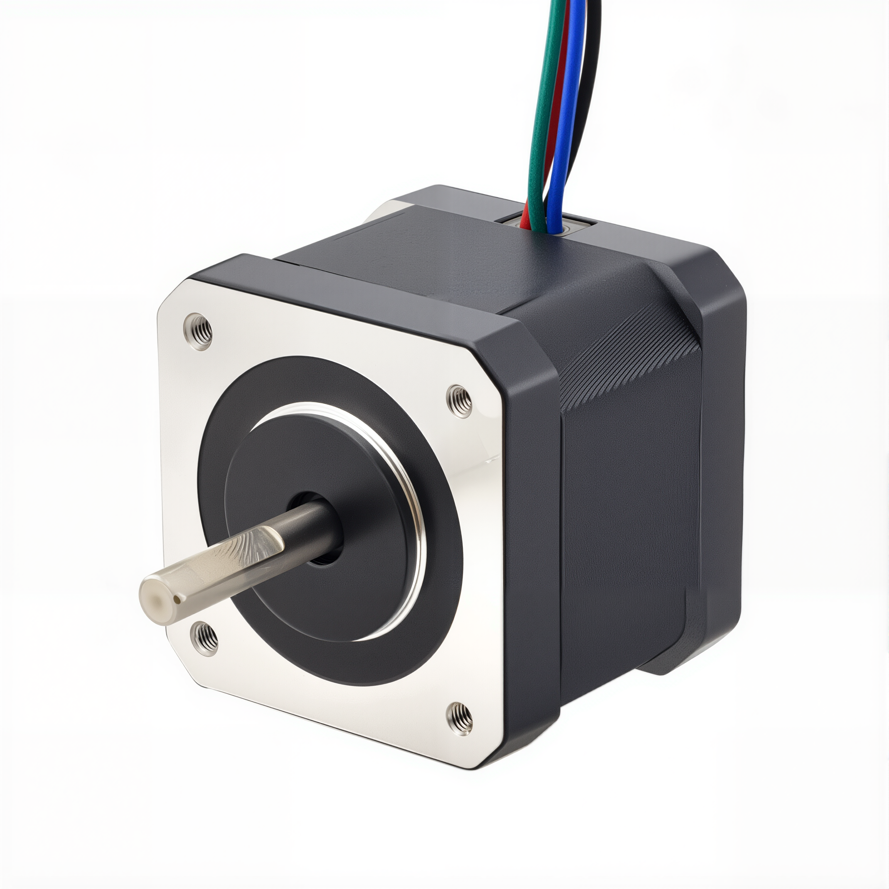 17 Single Shaft Bipolar Stepper Motor,0.9°Step,32N·cm Torque,1.68A Current,39mm Body,4_Wire