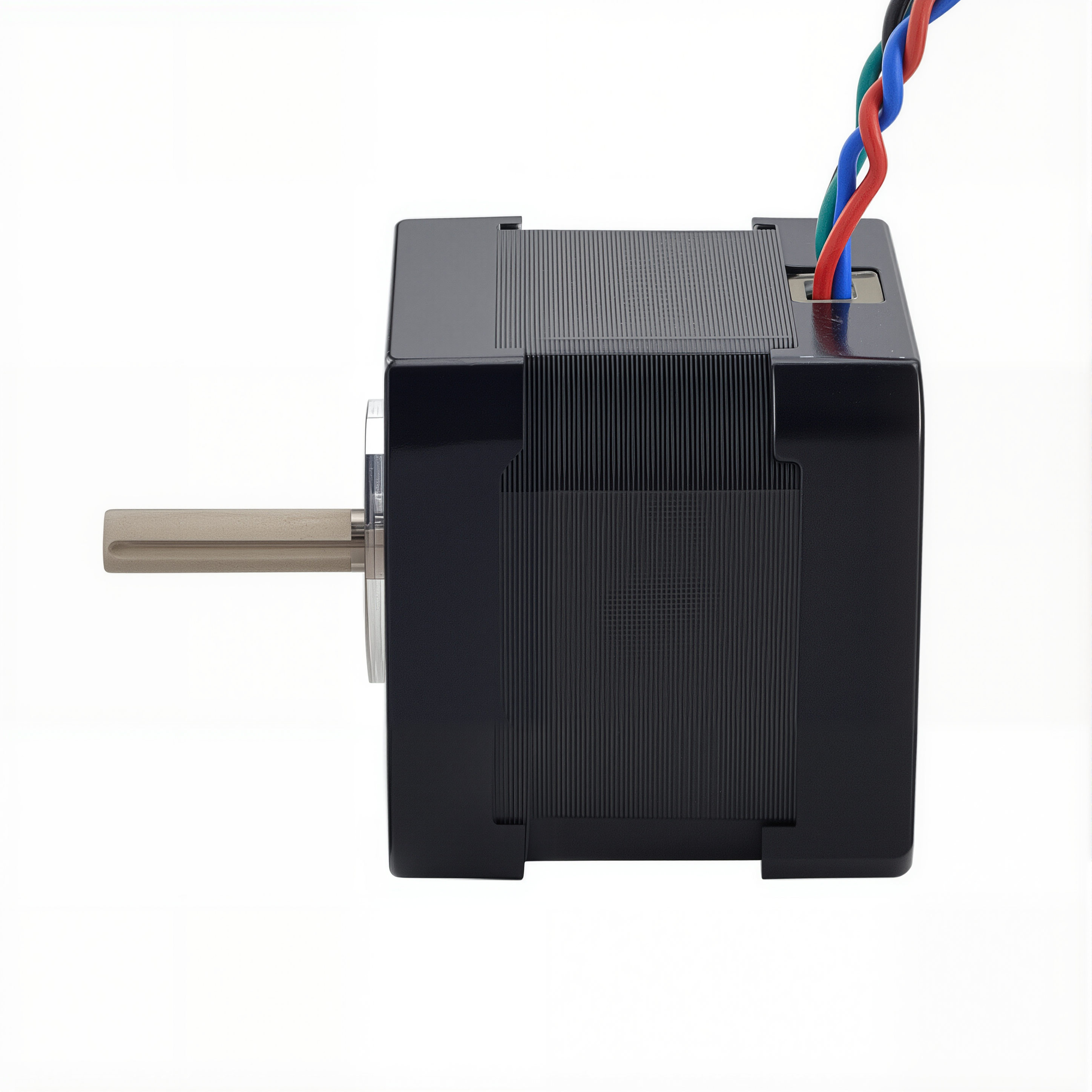 17 Dual Shaft Unipolar Stepper Motor,0.9°Step,32N·cm Torque,0.4A Current,48mm Body,6_Wire