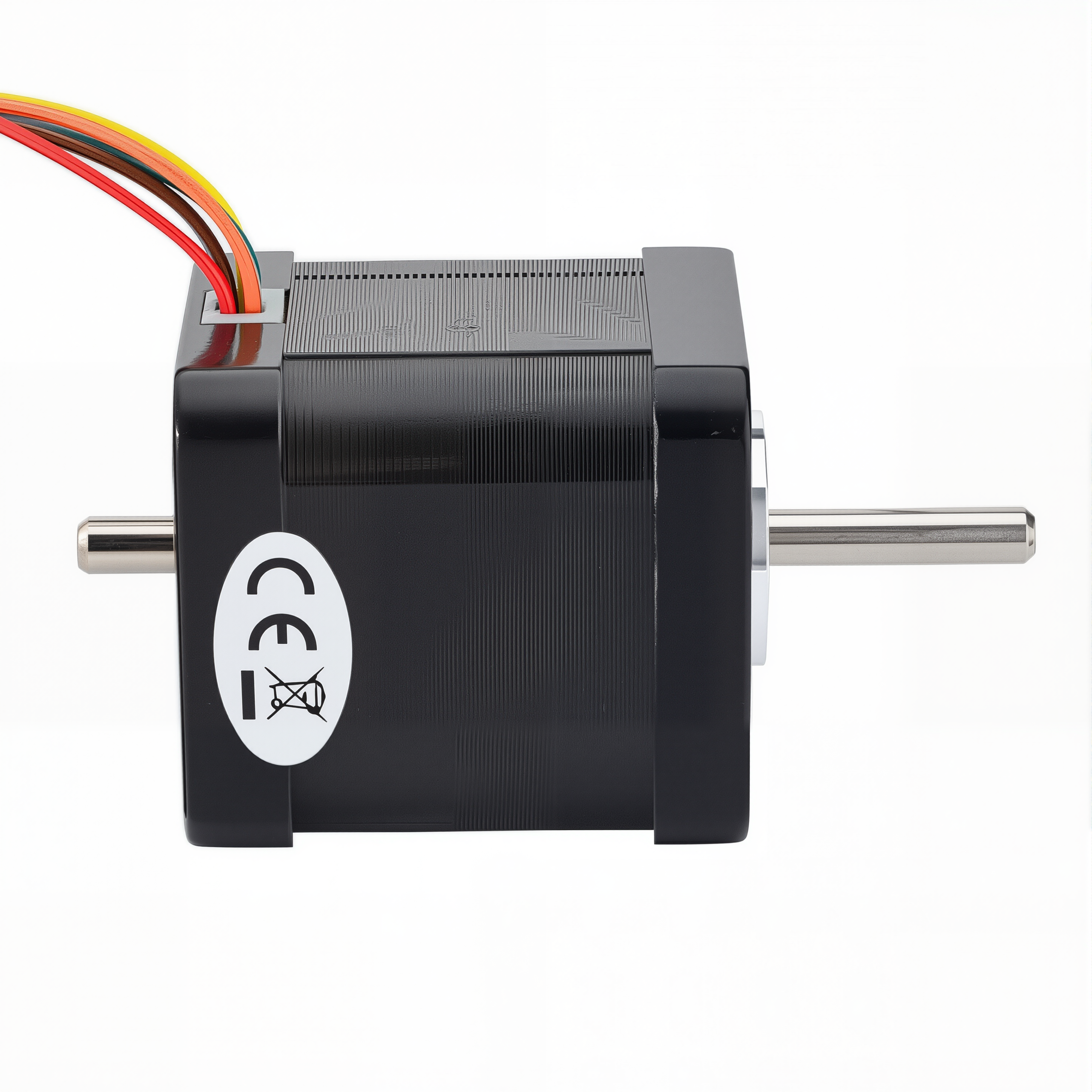 17 Single Shaft Unipolar Stepper Motor,0.9°Step,32N·cm Torque,0.4A Current,48mm Body,6_Wire