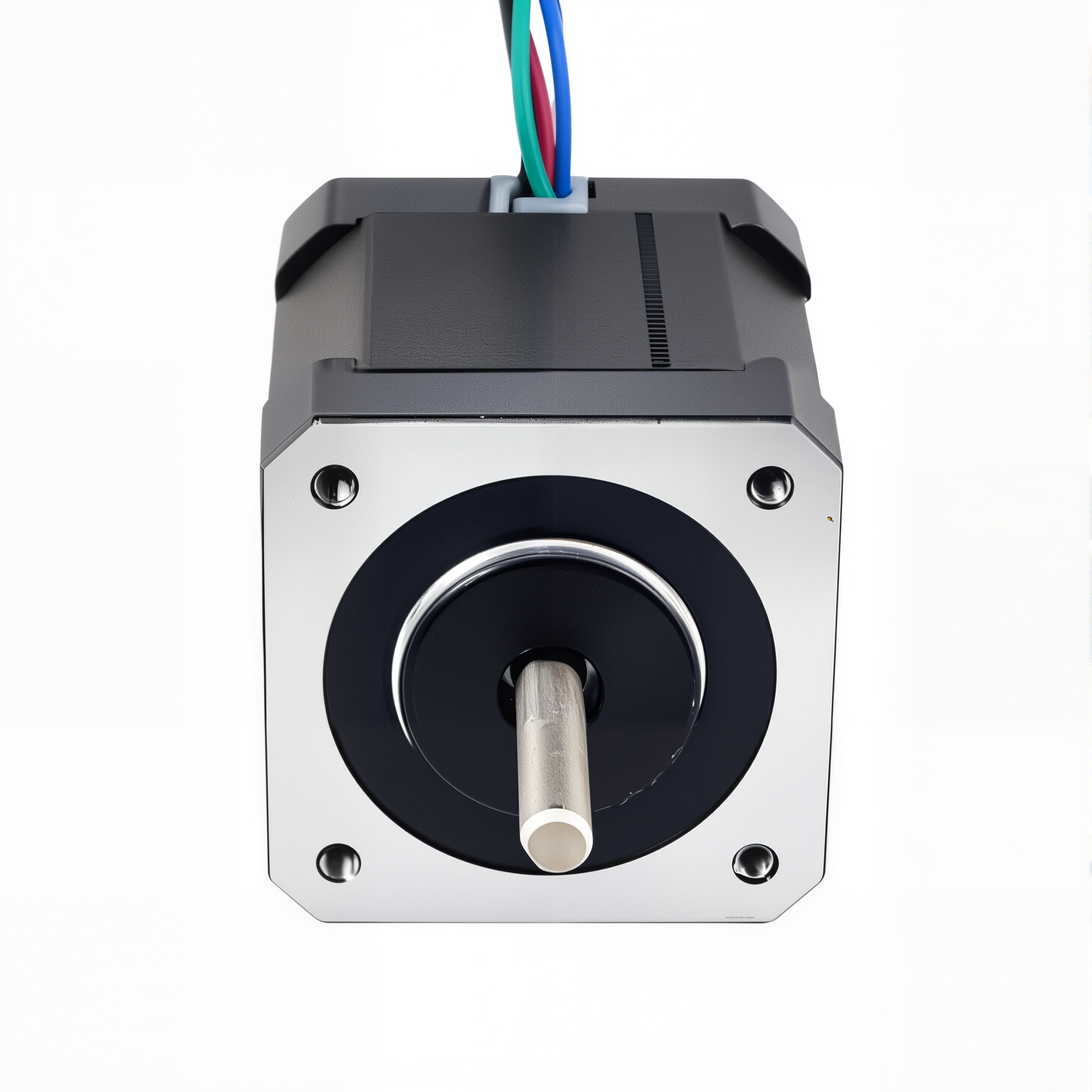 17 Dual Shaft Bipolar Stepper Motor,0.9°Step,42N·cm Torque,1.68A Current,48mm Body,4_Wire