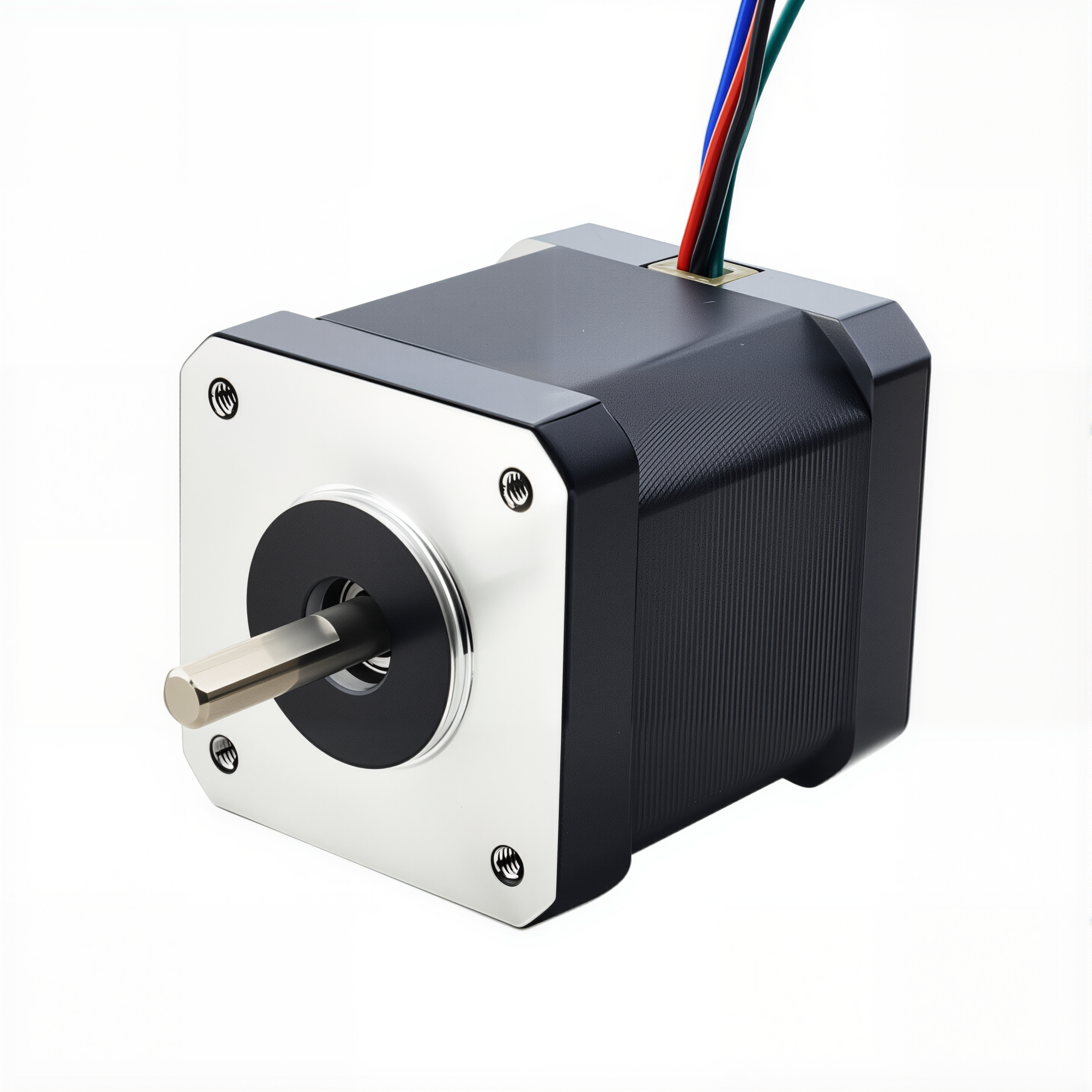 17 Single Shaft Bipolar Stepper Motor,0.9°Step,42N·cm Torque,1.68A Current,48mm Body,4_Wire