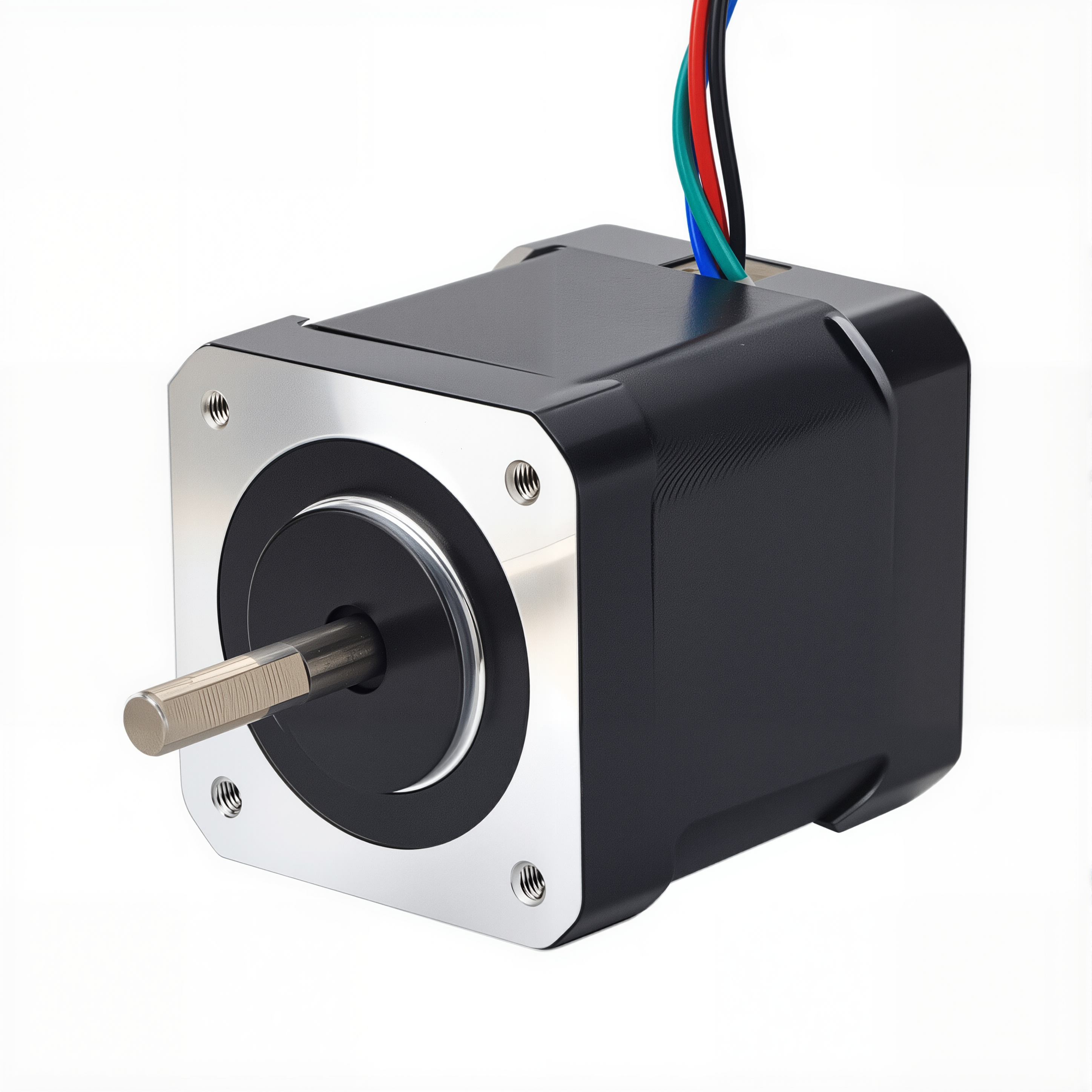 17 Single Shaft Bipolar Stepper Motor,0.9°Step,42N・cm Torque,1.68A Current,48mm Body,4_Wire