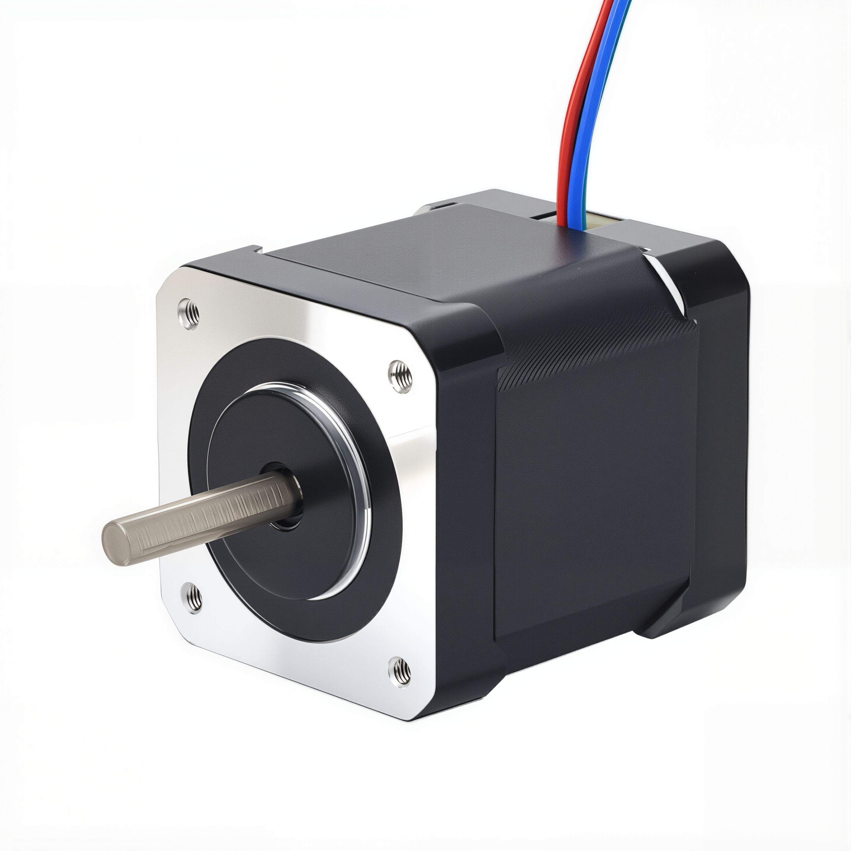 17 Single Shaft Bipolar Stepper Motor,0.9°Step,42N·cm Torque,1.68A Current,48mm Body,4_Wire