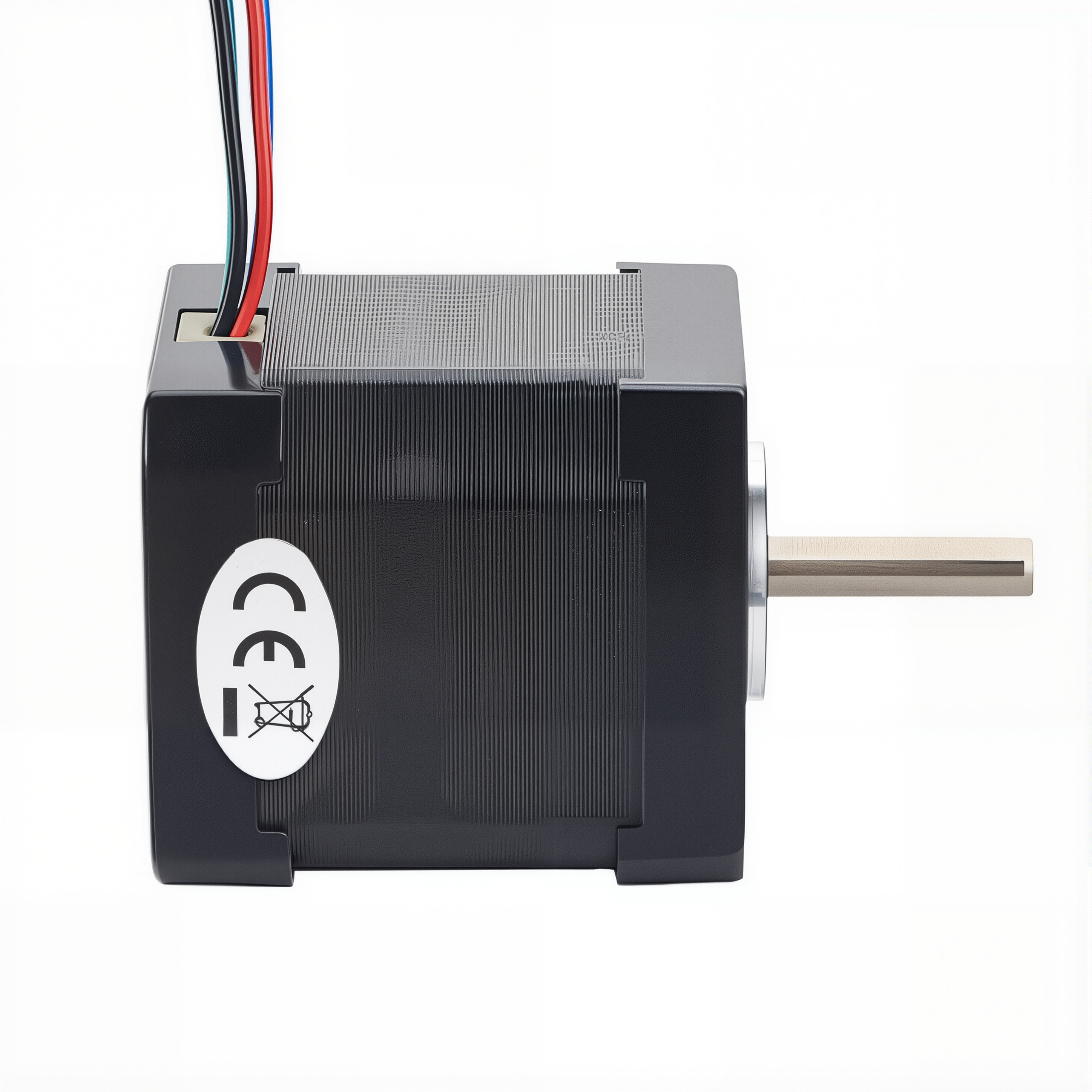 17 Single Shaft Bipolar Stepper Motor,0.9°Step,42N·cm Torque,1.68A Current,48mm Body,4_Wire