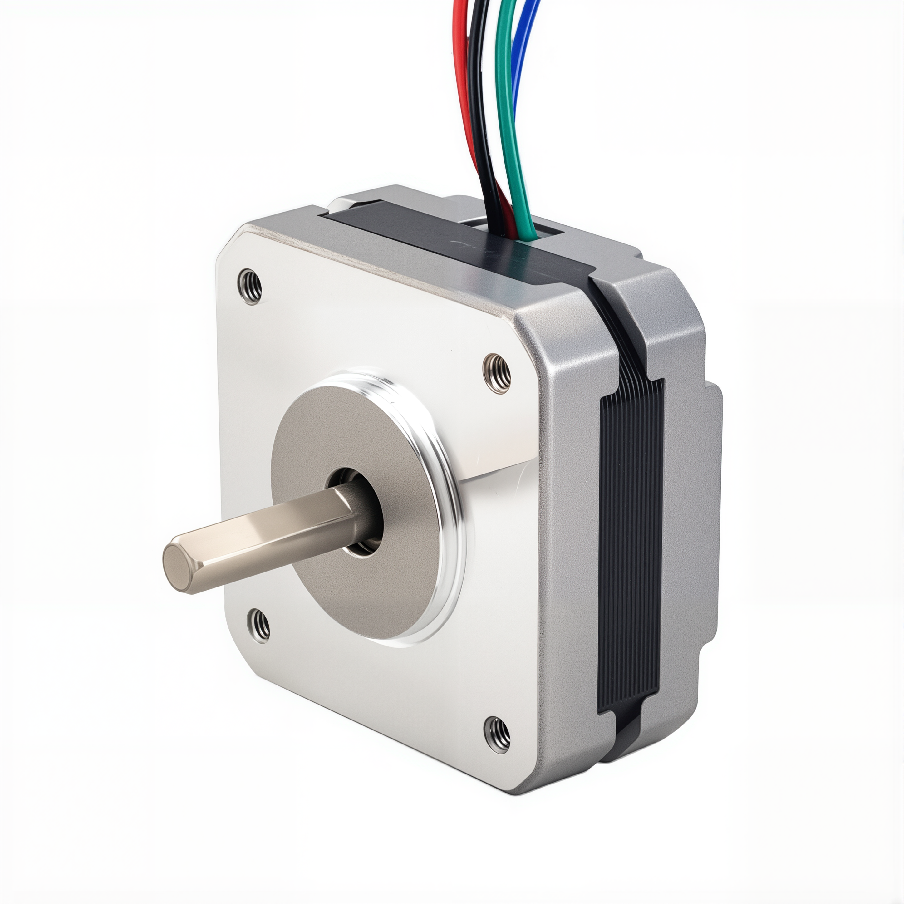 17 Single Shaft Bipolar Stepper Motor,1.8°Step,10N·cm Torque,1.5A Current,24mm Body,4_Wire